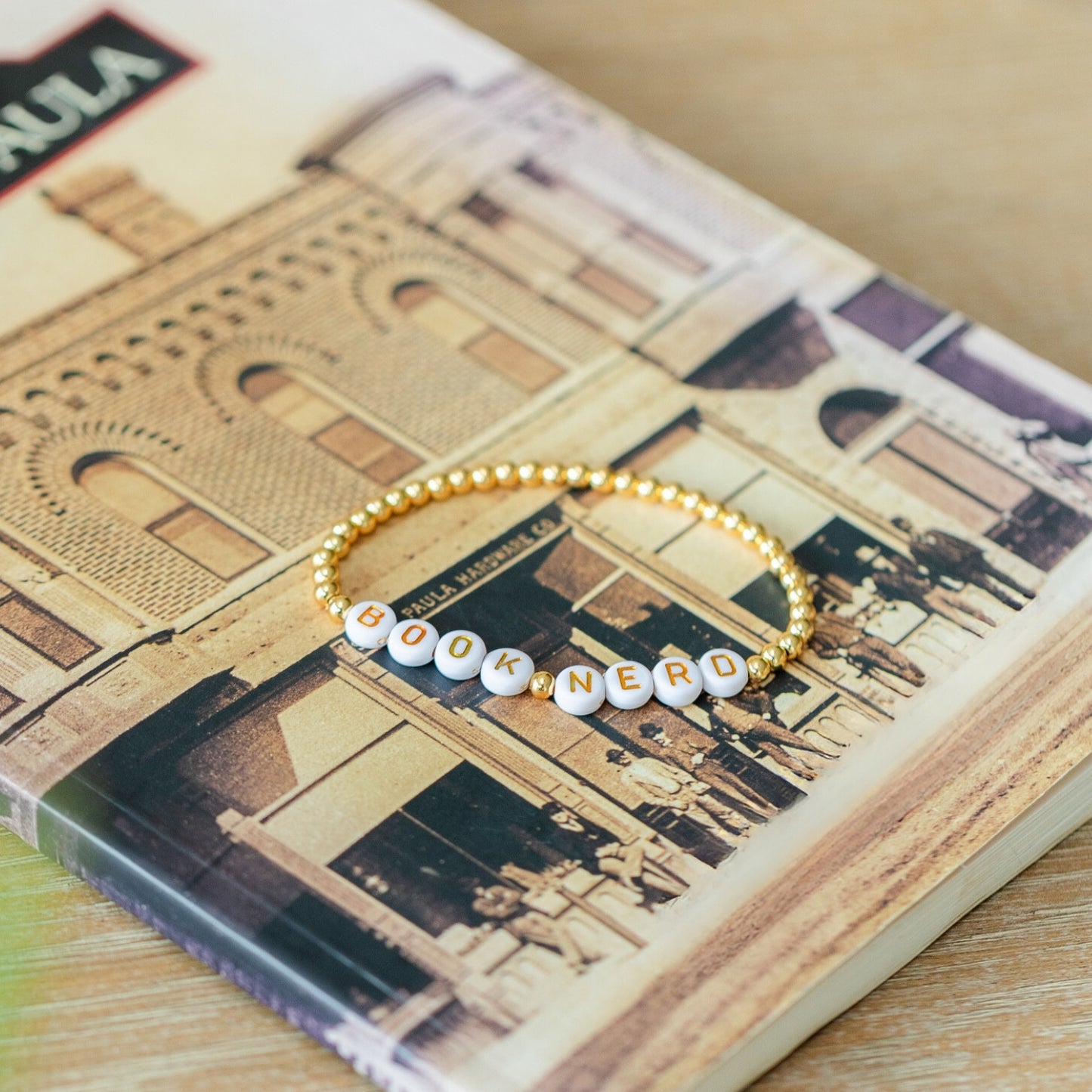 SET/6 BOOK NERD Beaded Bracelet