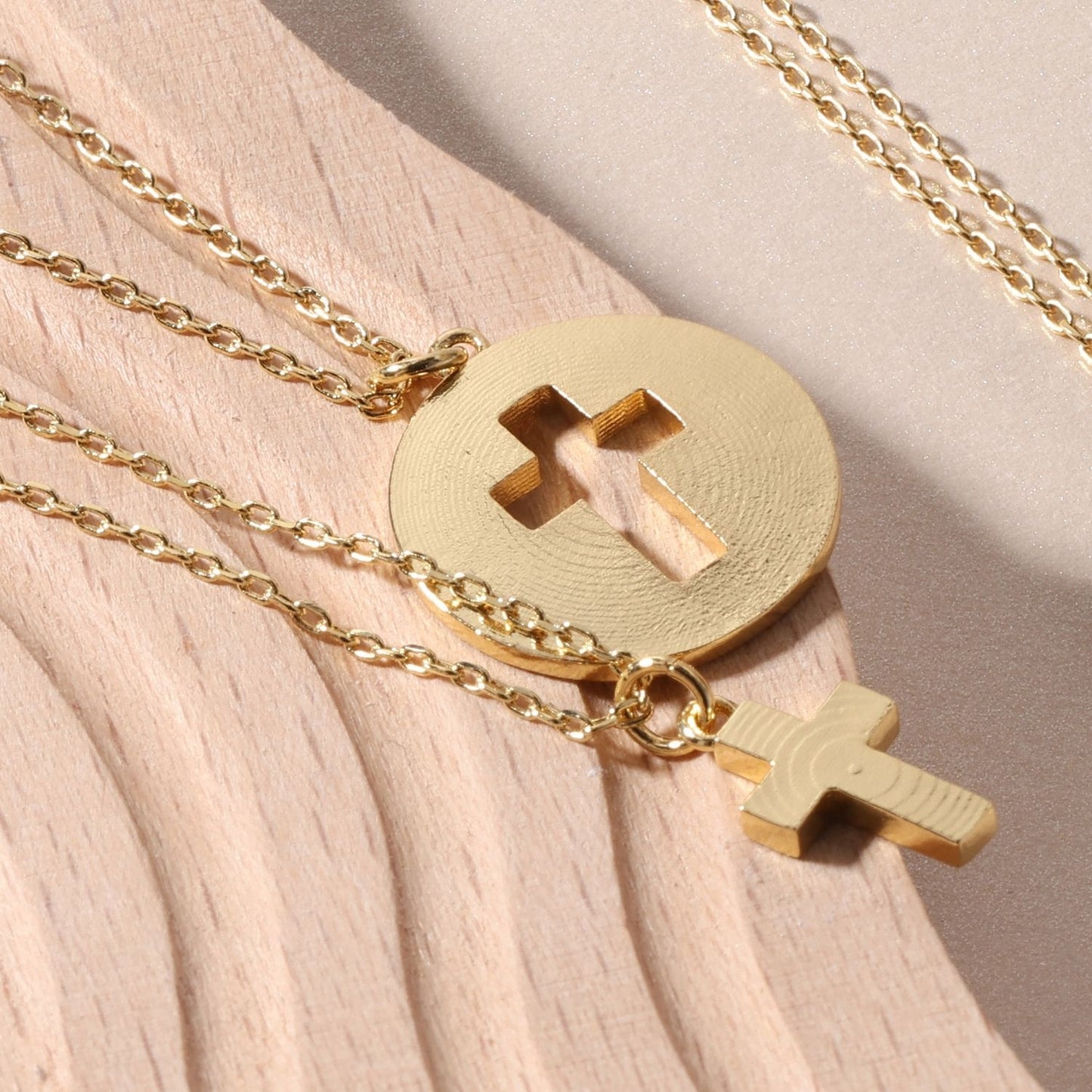 BFF Necklaces - Pair of Cross Necklaces