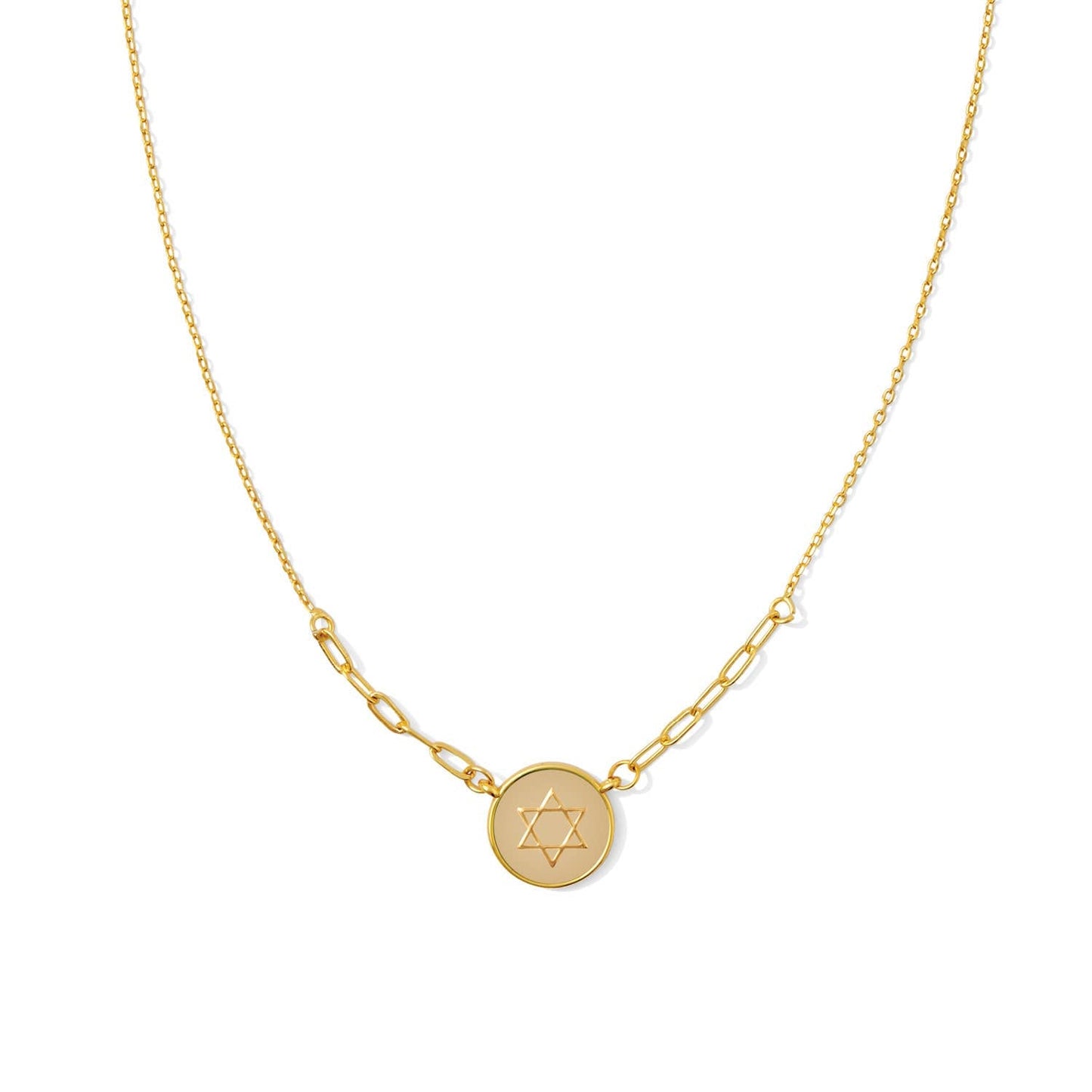 Delicate Star of David Color Pop Necklace