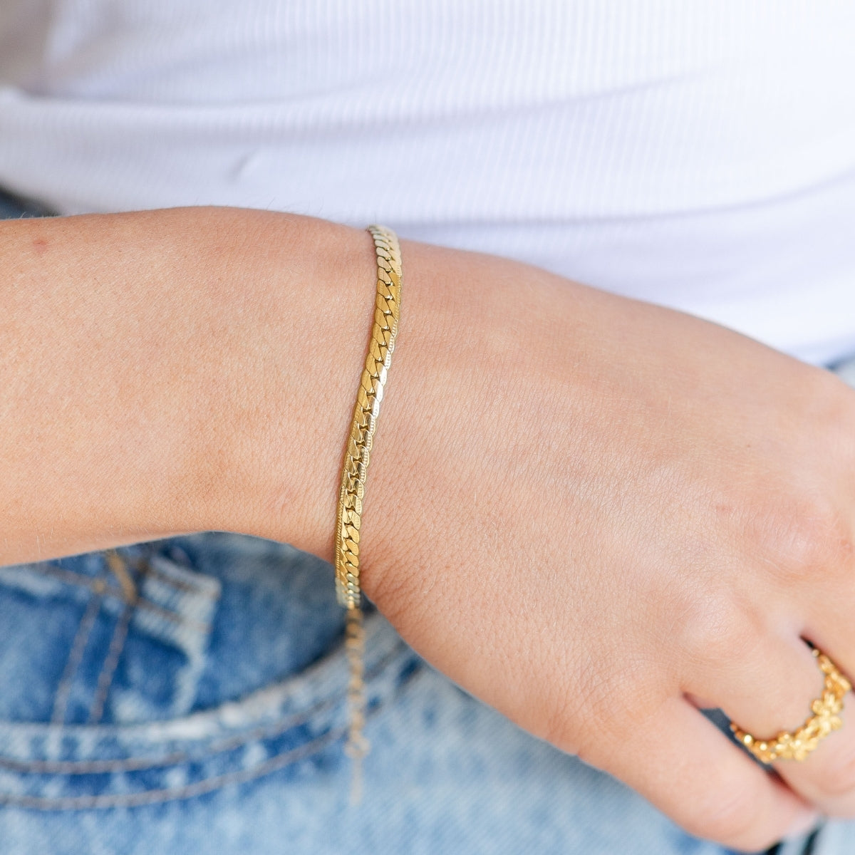 Herringbone Bracelet, Water Resistant
