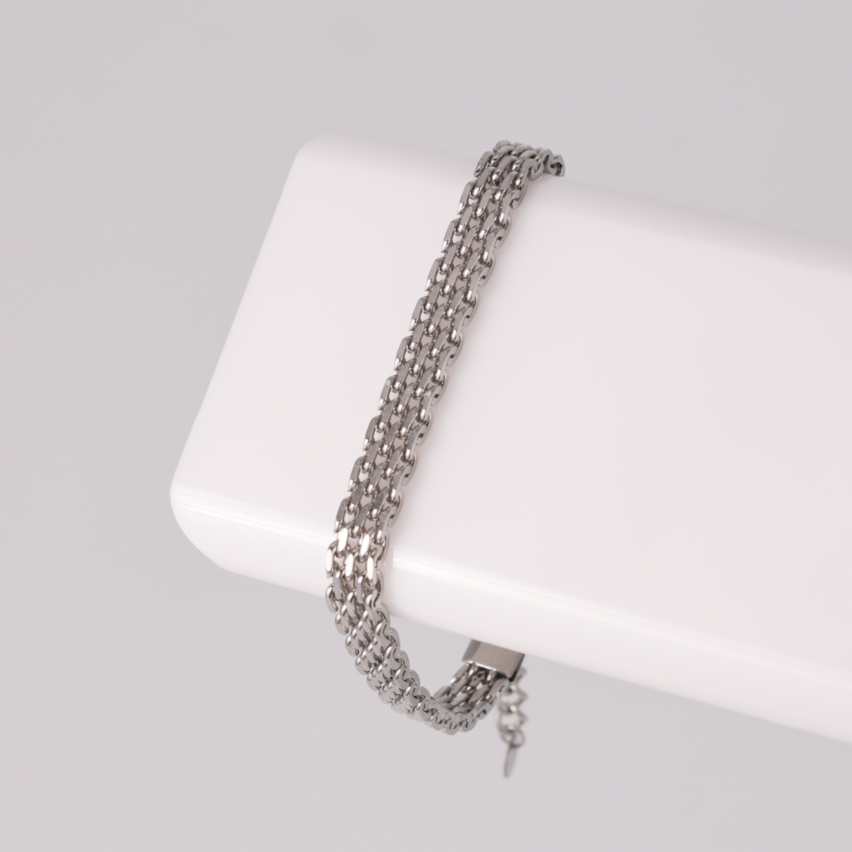 Flat Multi-Link Bracelet, Water-Resistant