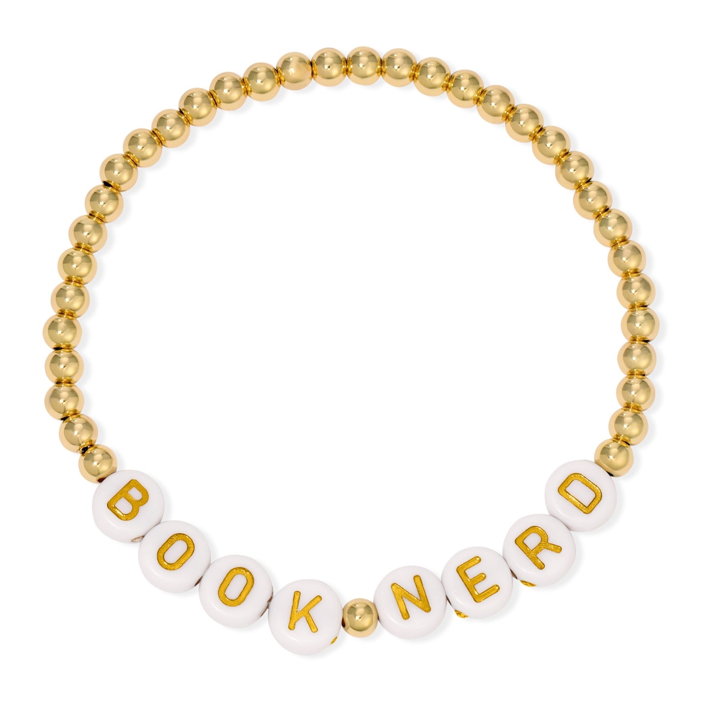 SET/6 BOOK NERD Beaded Bracelet