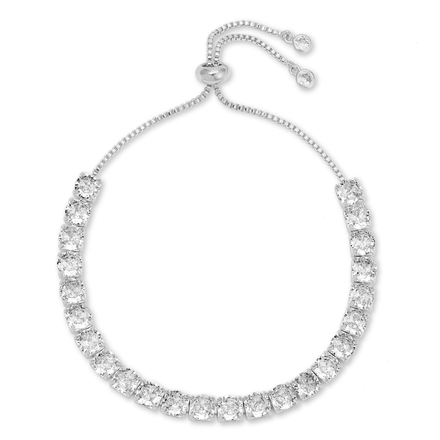Faux Diamond Pulley Bracelet
