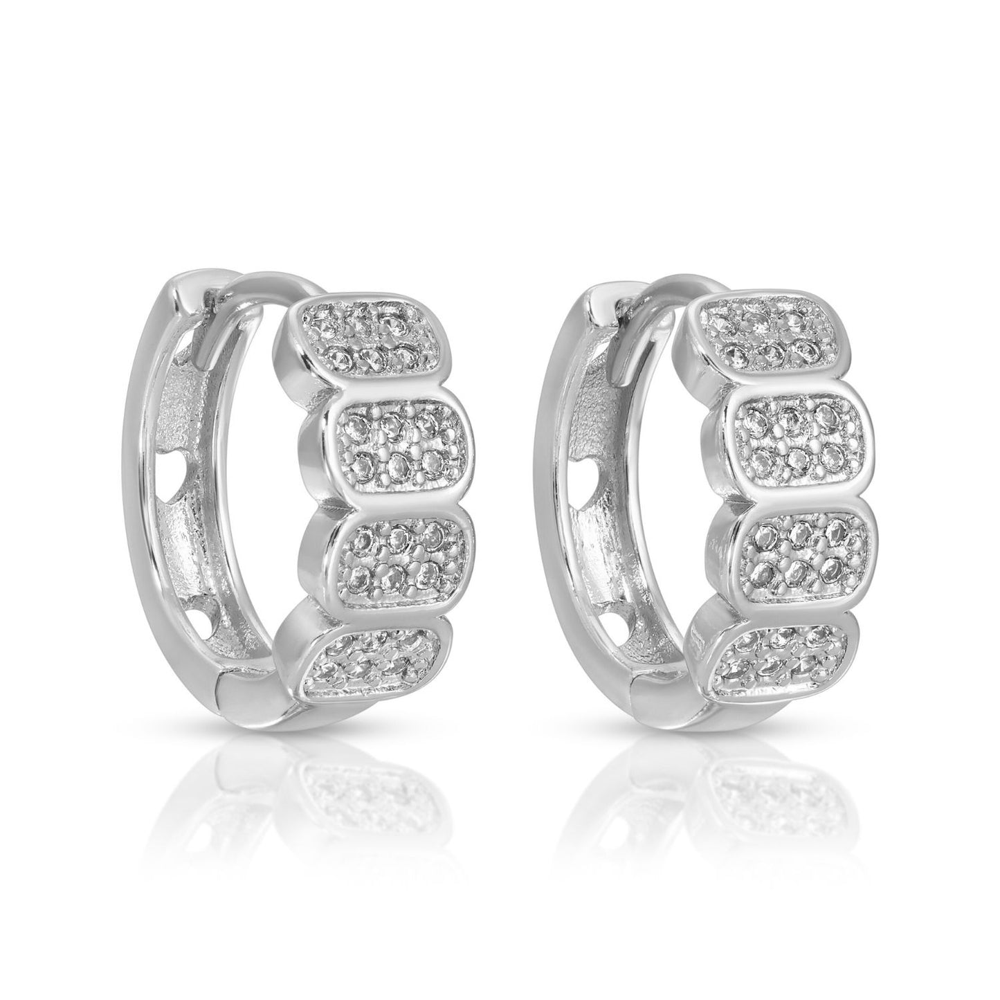 Multi Pave Huggies