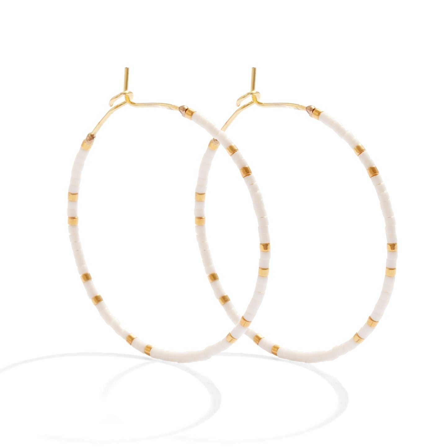 Miyuki Delica Hoop Earring