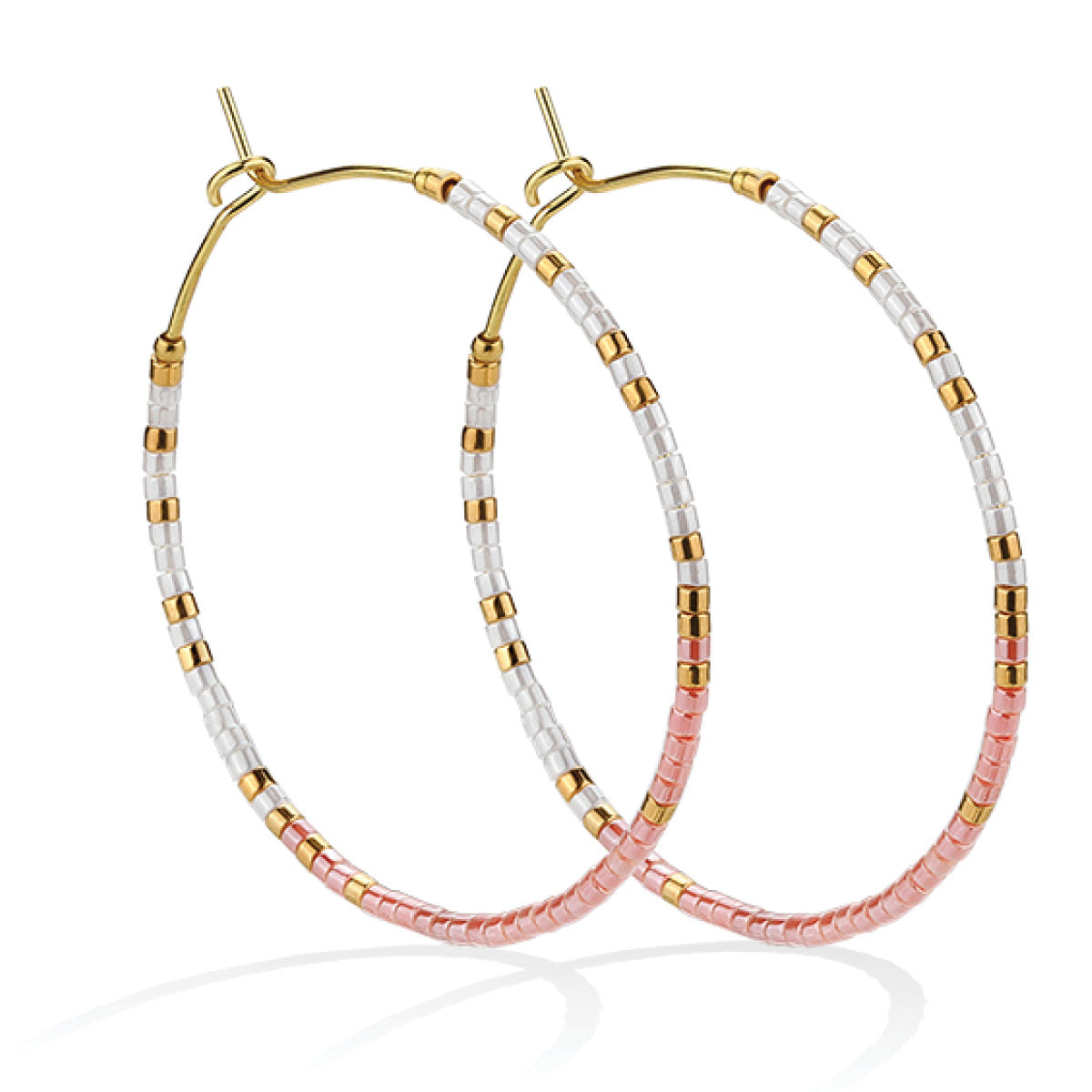 Miyuki Delica Hoop Earring