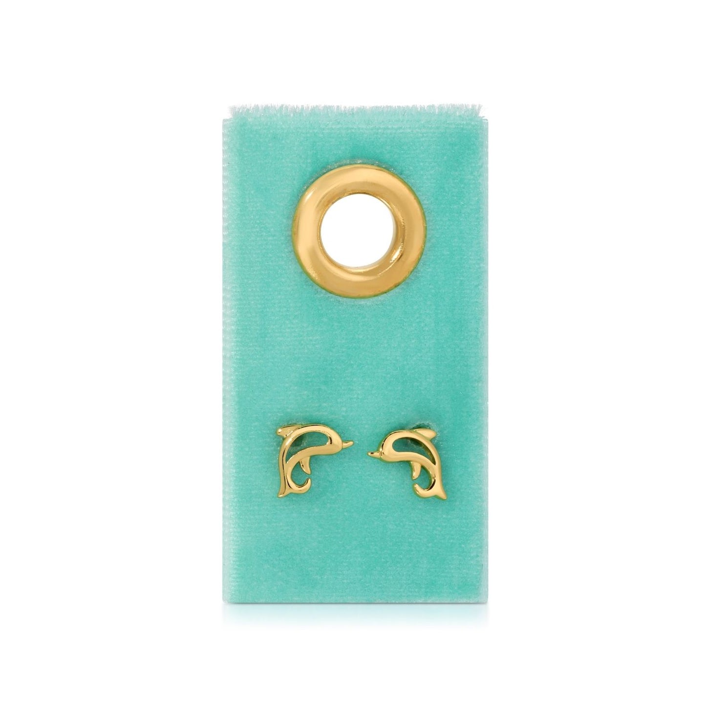 Dolphin Studs on Velvet