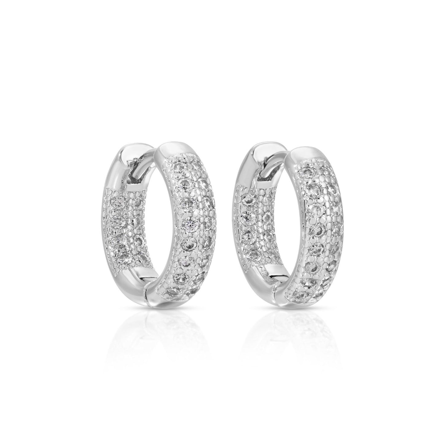 Small Cubic Zirconia Huggies