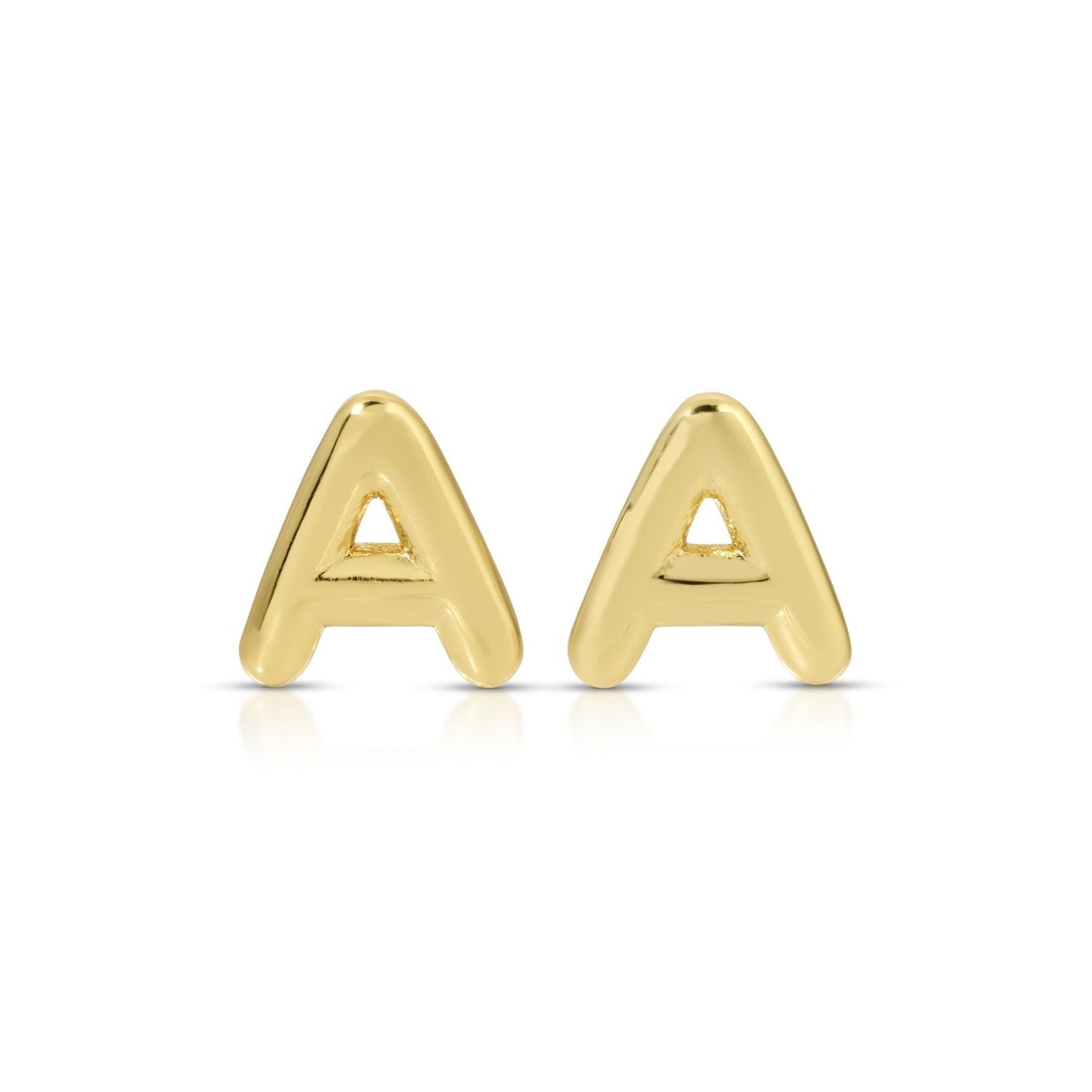 Set/32 Assorted Initial Studs on Velvet Studs