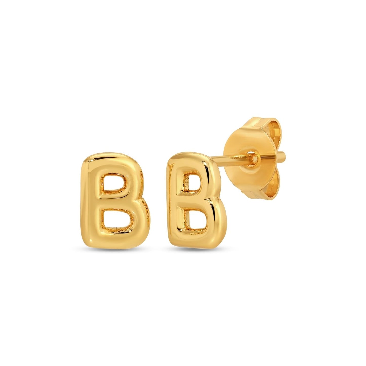 Set/32 Assorted Initial Studs on Velvet Studs