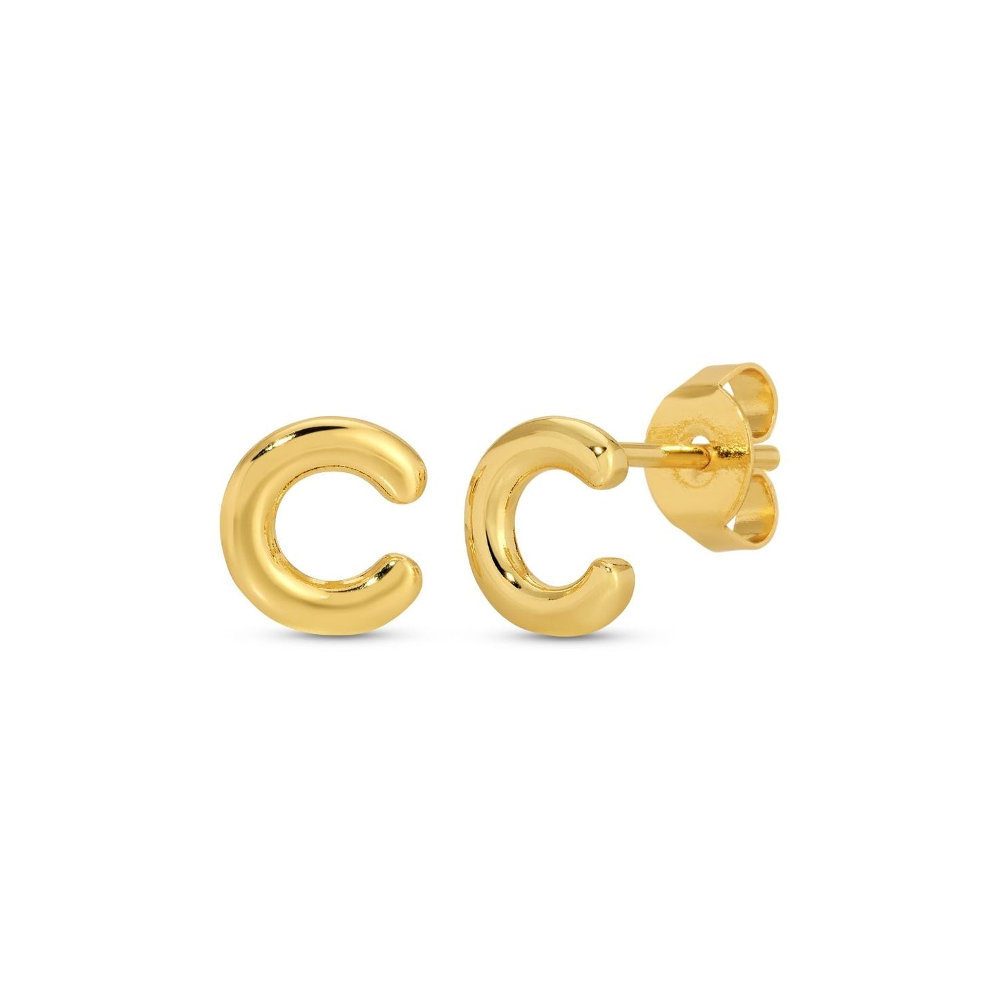 Set/32 Assorted Initial Studs on Velvet Studs