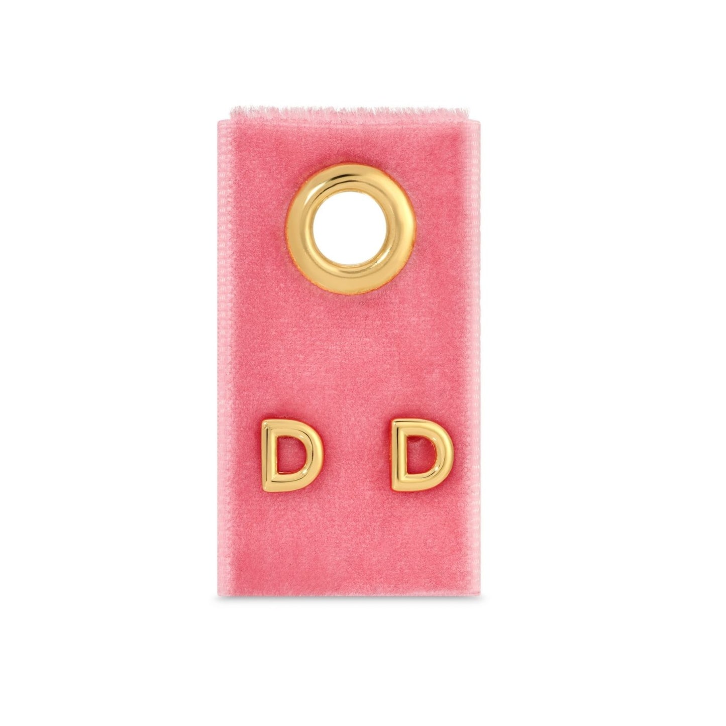 Set/32 Assorted Initial Studs on Velvet Studs