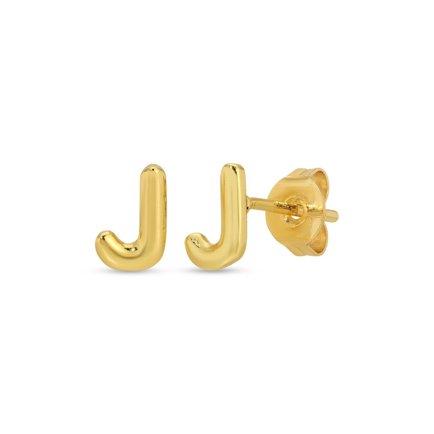 Set/32 Assorted Initial Studs on Velvet Studs