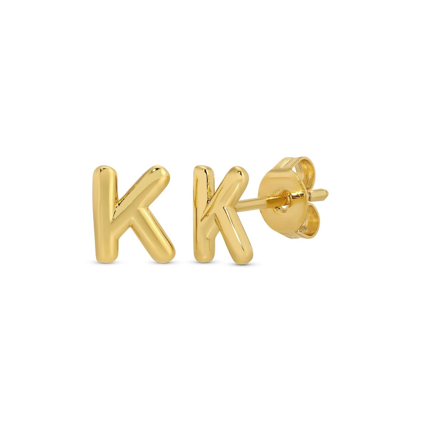 Set/32 Assorted Initial Studs on Velvet Studs