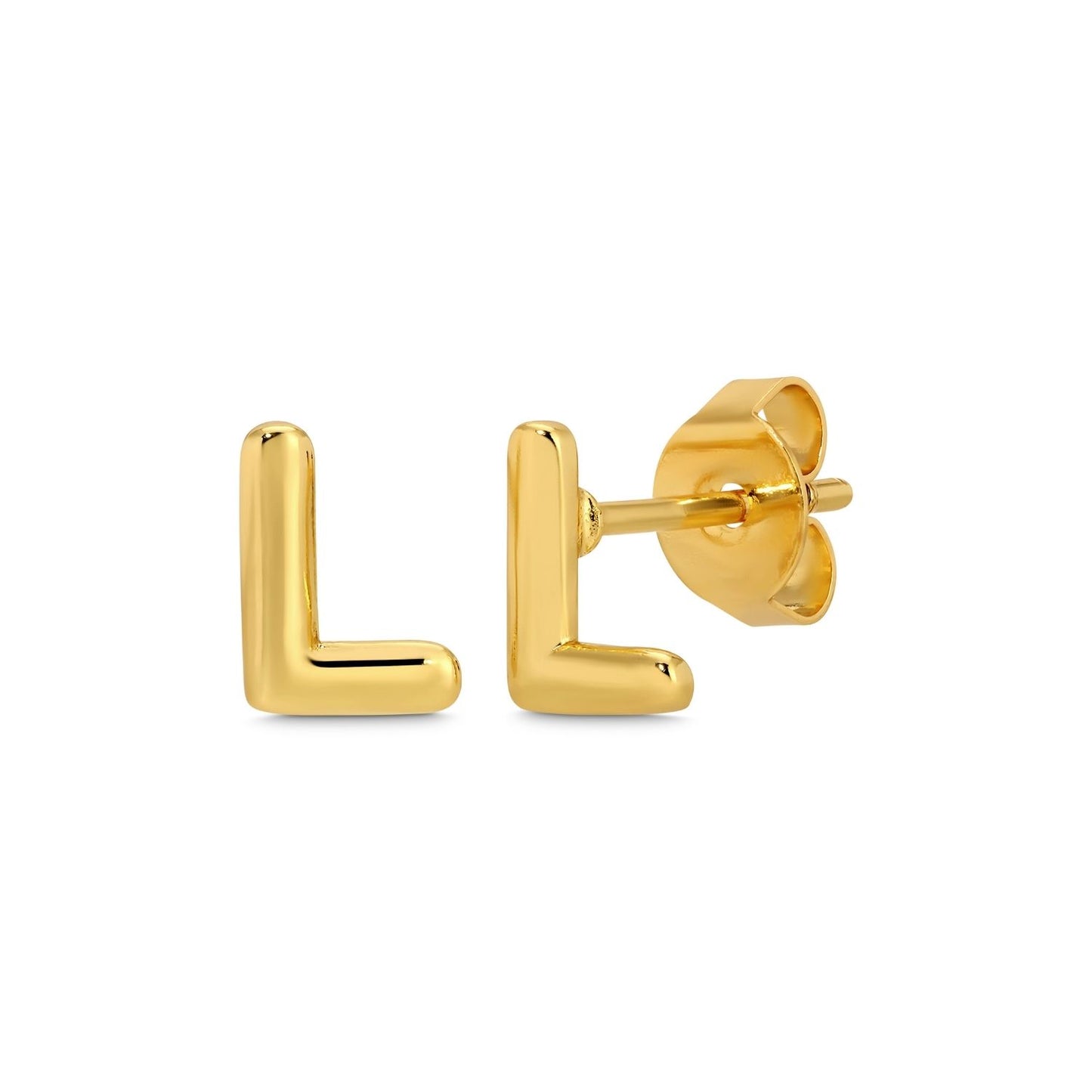 Set/32 Assorted Initial Studs on Velvet Studs