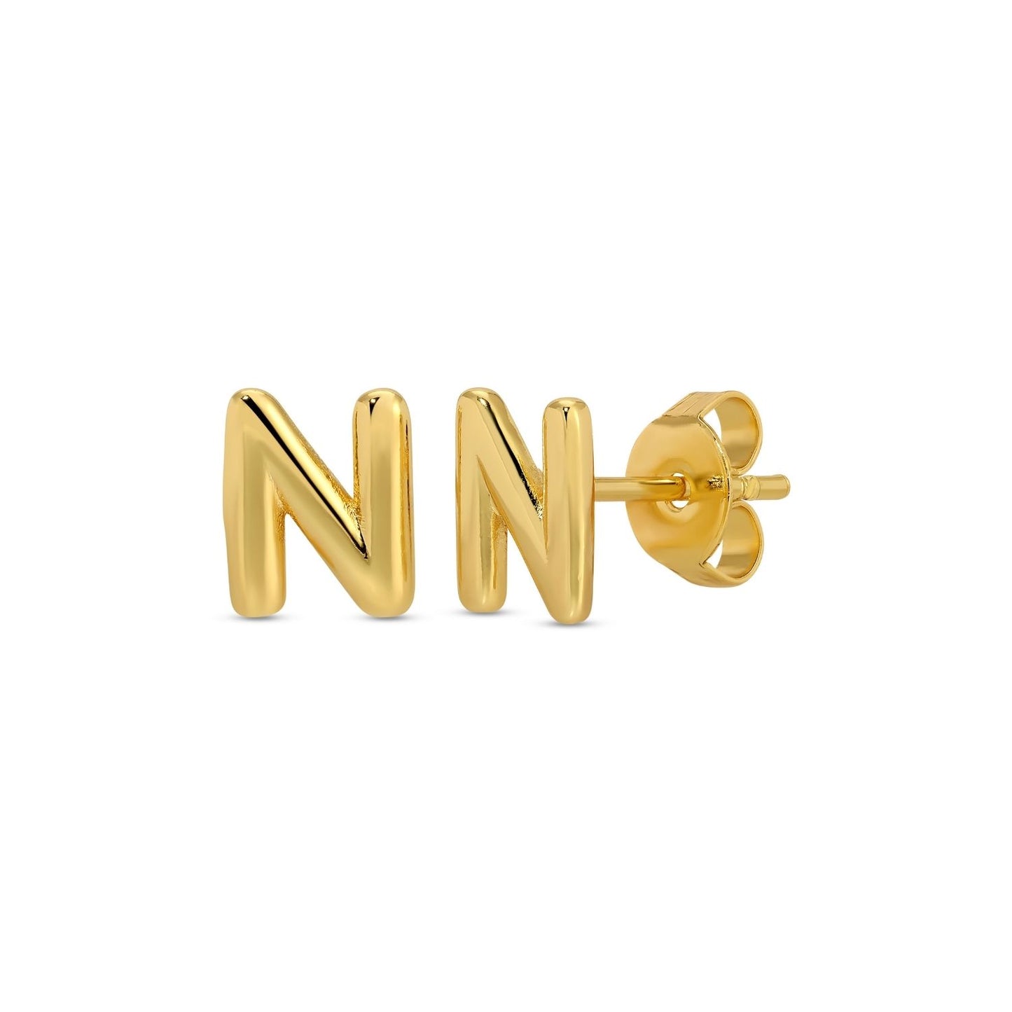 Set/32 Assorted Initial Studs on Velvet Studs