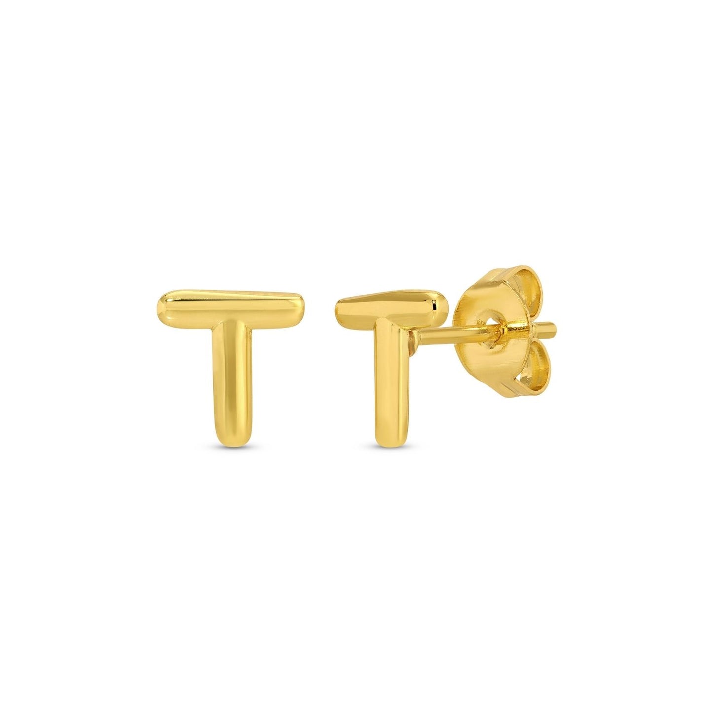 Set/32 Assorted Initial Studs on Velvet Studs