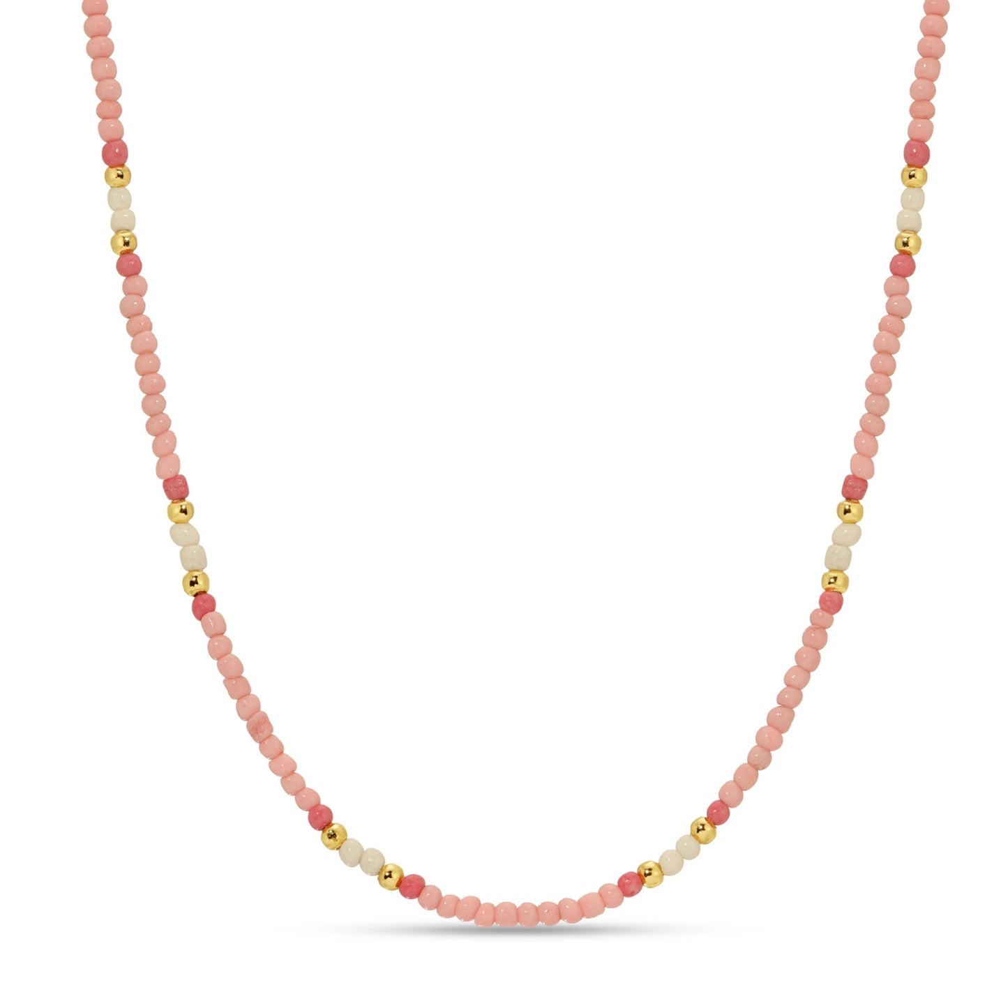 Set/8 Assorted 2mm seed bead necklaces