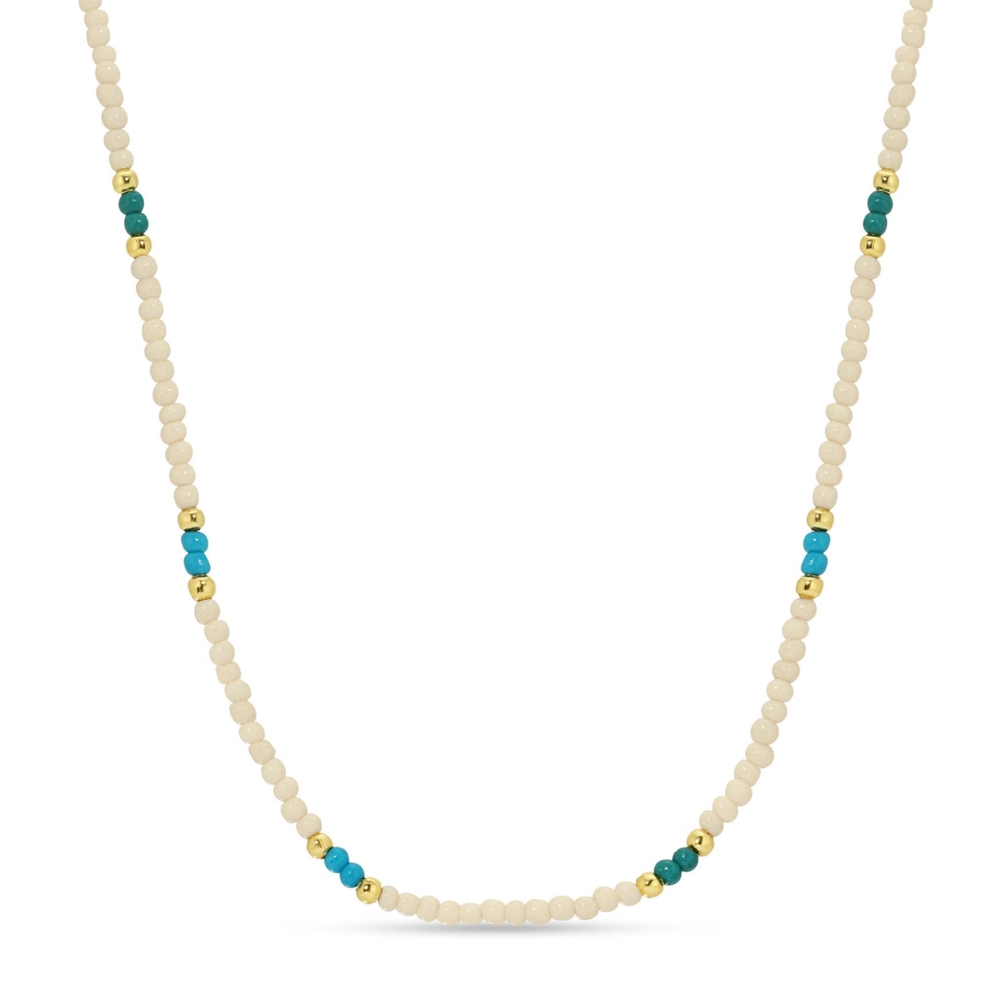 Set/8 Assorted 2mm seed bead necklaces