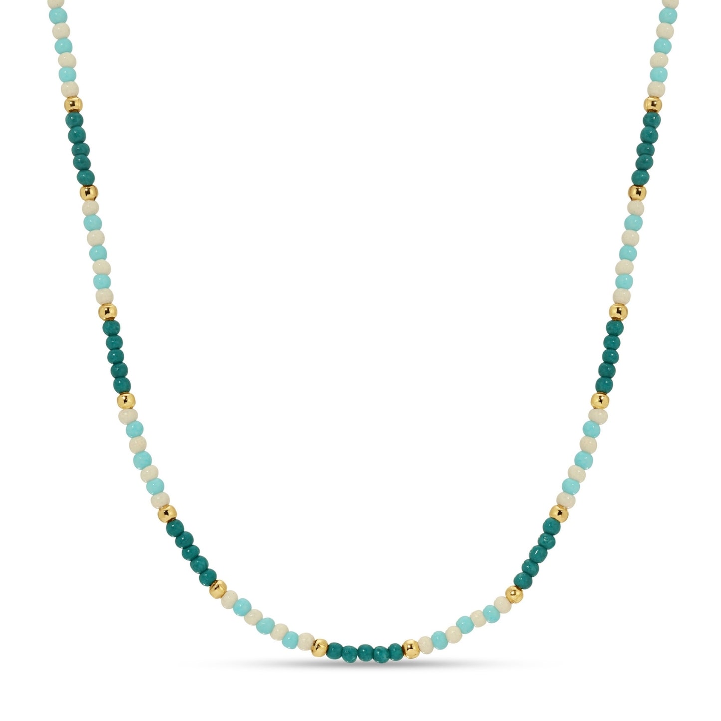 Set/8 Assorted 2mm seed bead necklaces