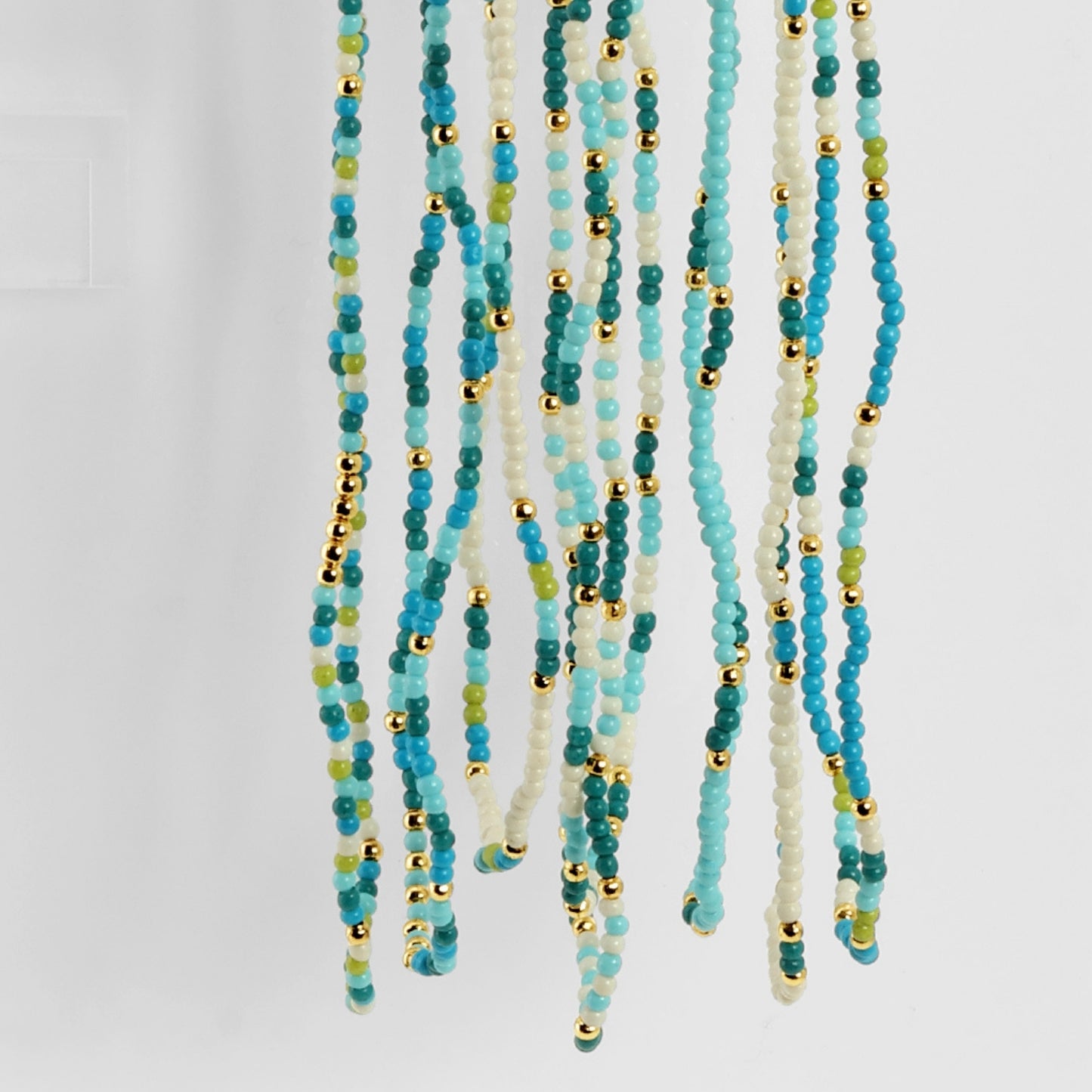 Set/8 Assorted 2mm seed bead necklaces