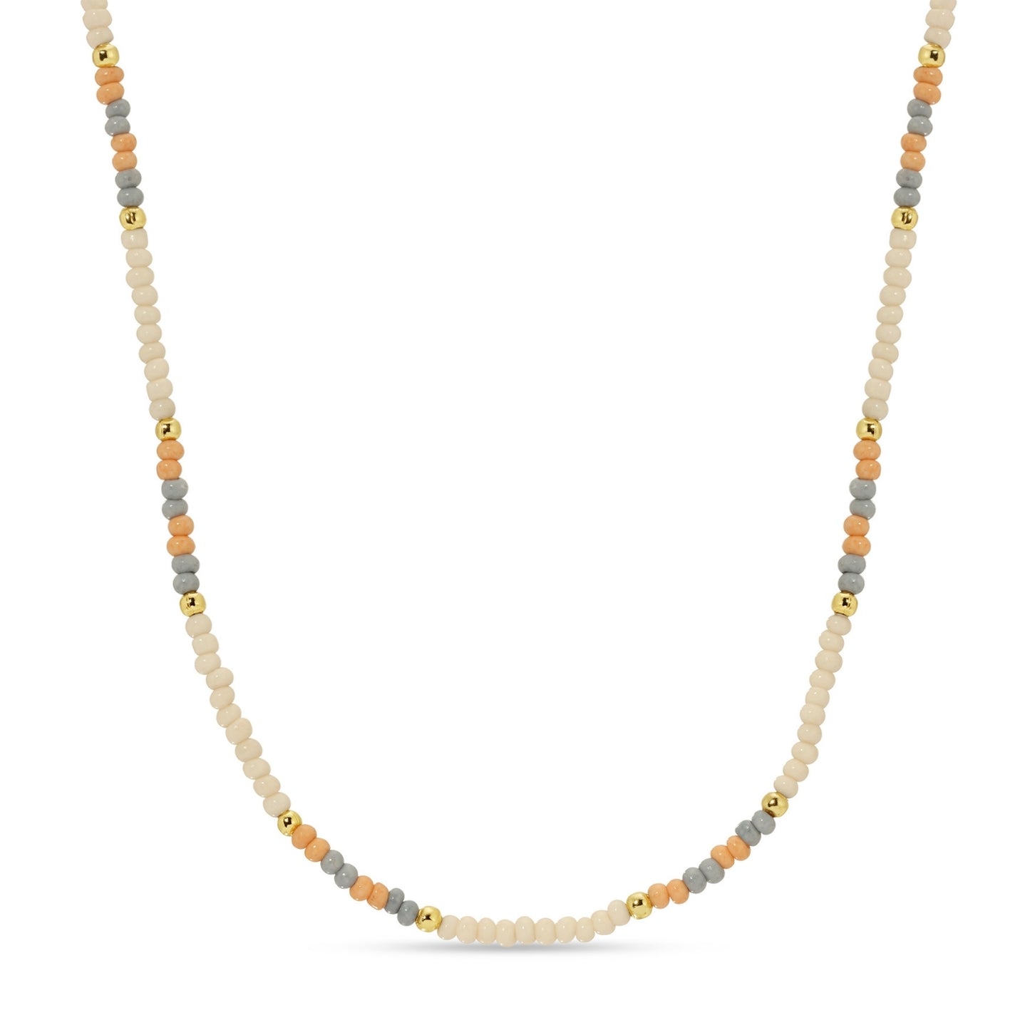 Set/8 Assorted 2mm seed bead necklaces