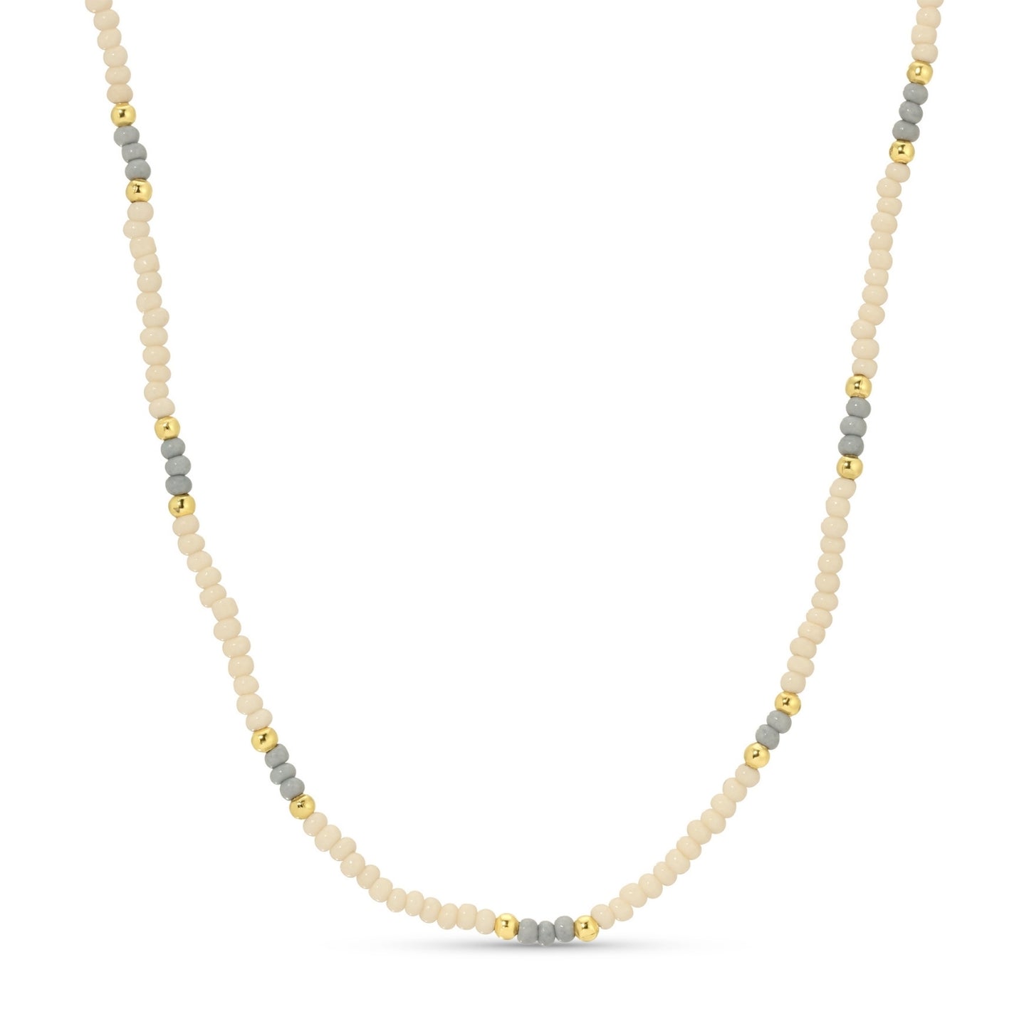 Set/8 Assorted 2mm seed bead necklaces