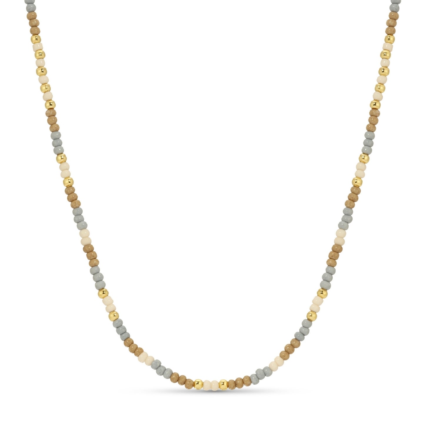 Set/8 Assorted 2mm seed bead necklaces