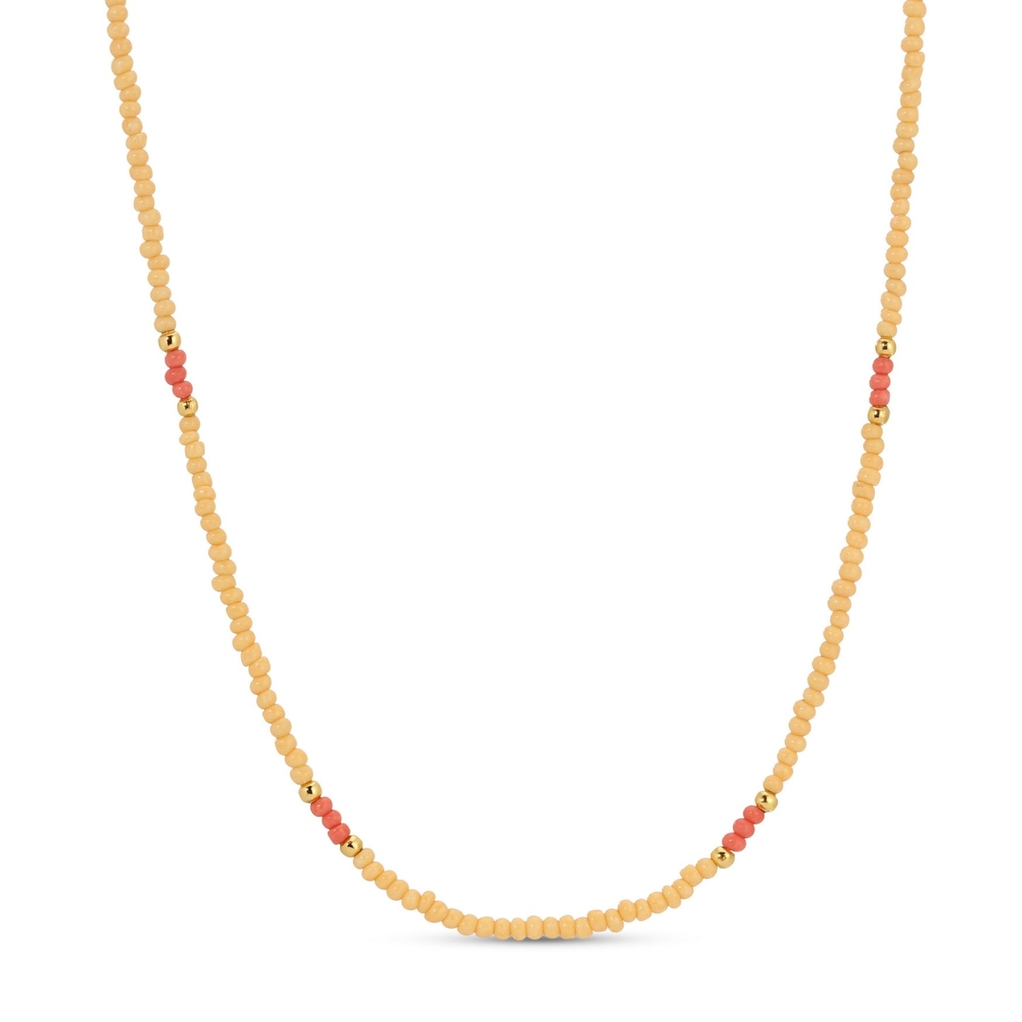 Set/8 Assorted 2mm seed bead necklaces