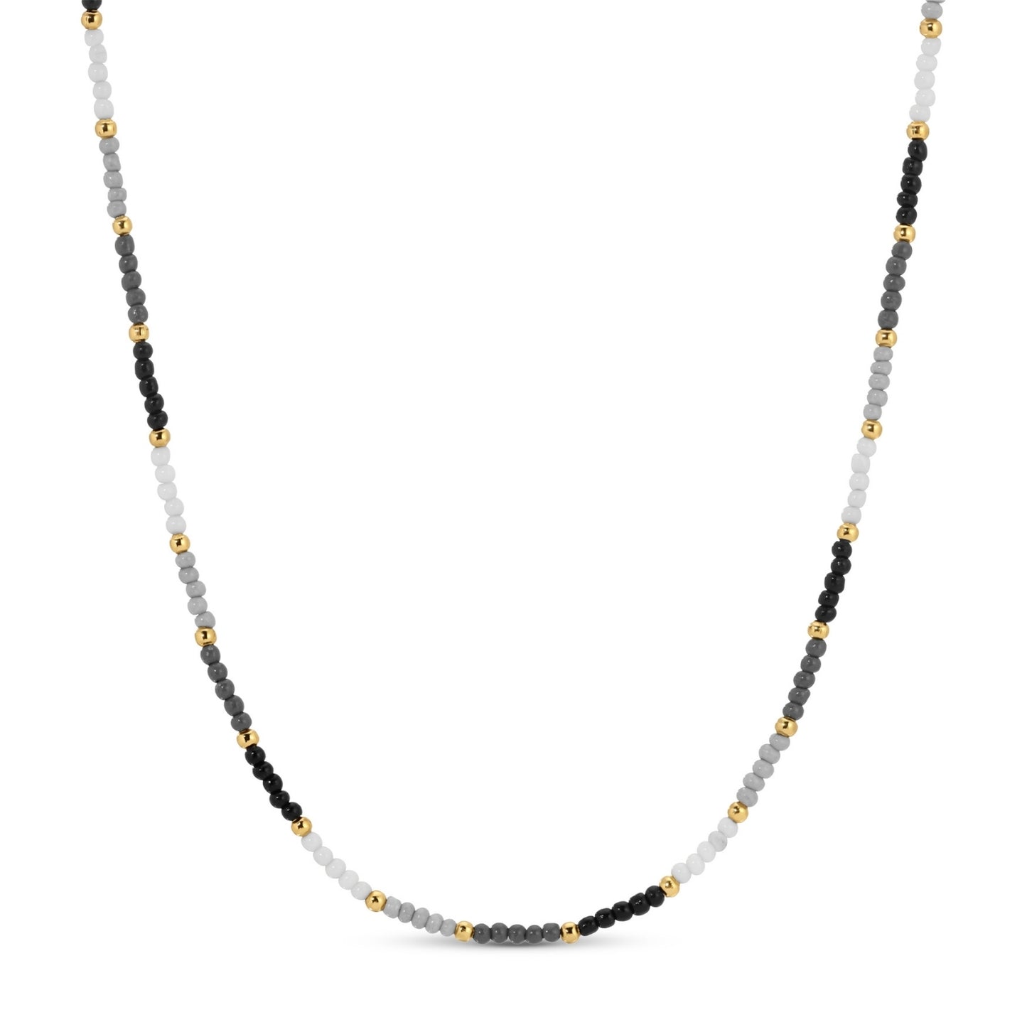 Set/8 Assorted 2mm seed bead necklaces