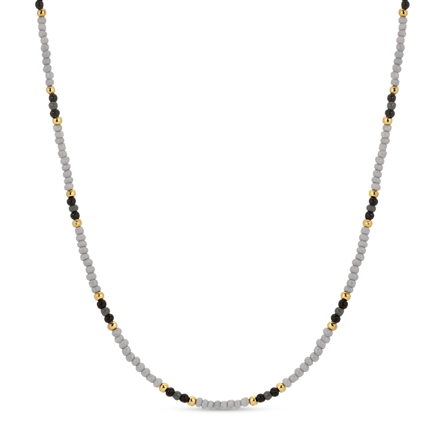 Set/8 Assorted 2mm seed bead necklaces