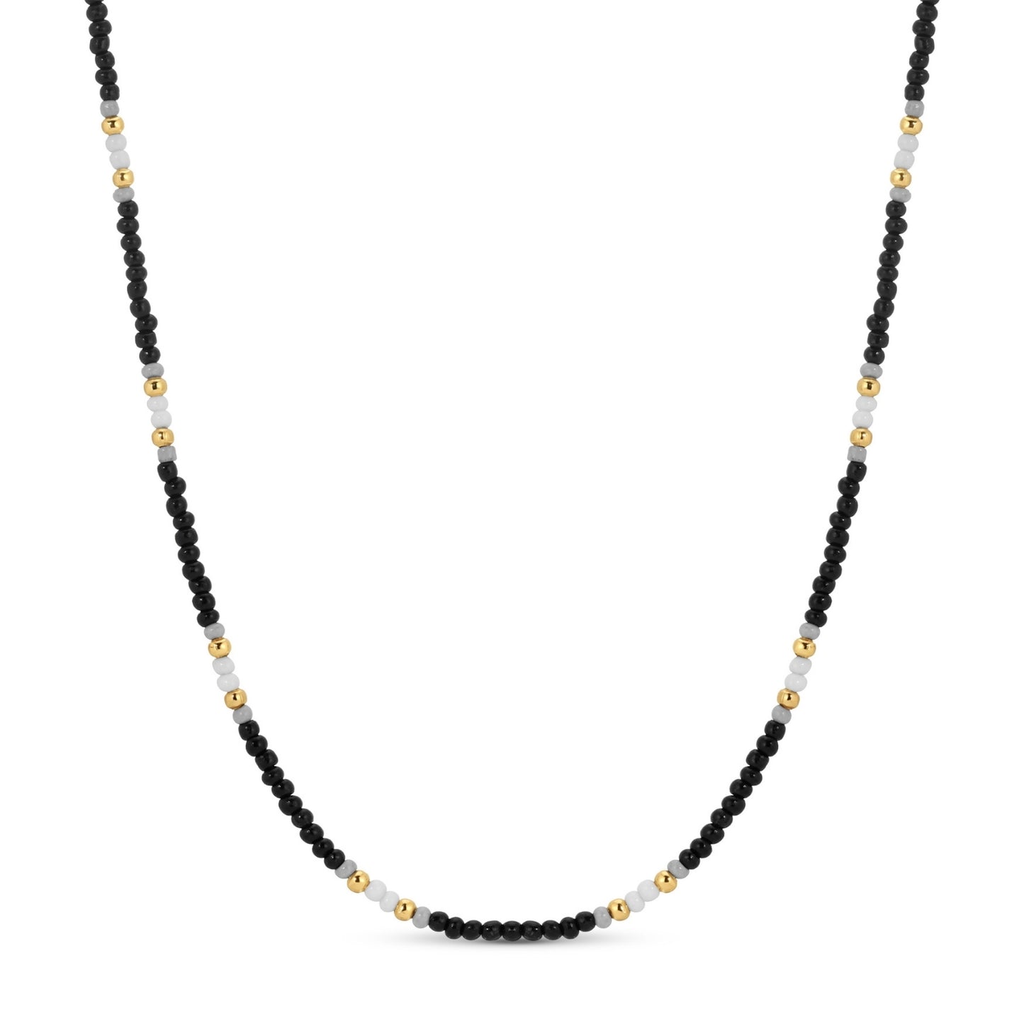 Set/8 Assorted 2mm seed bead necklaces