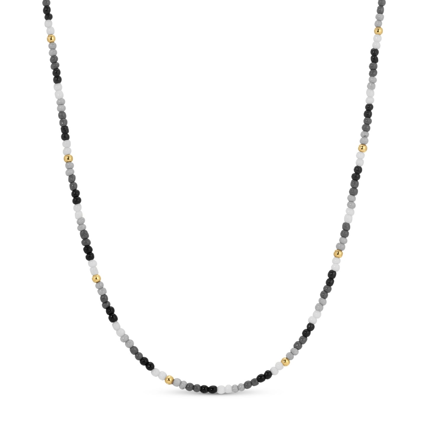 Set/8 Assorted 2mm seed bead necklaces