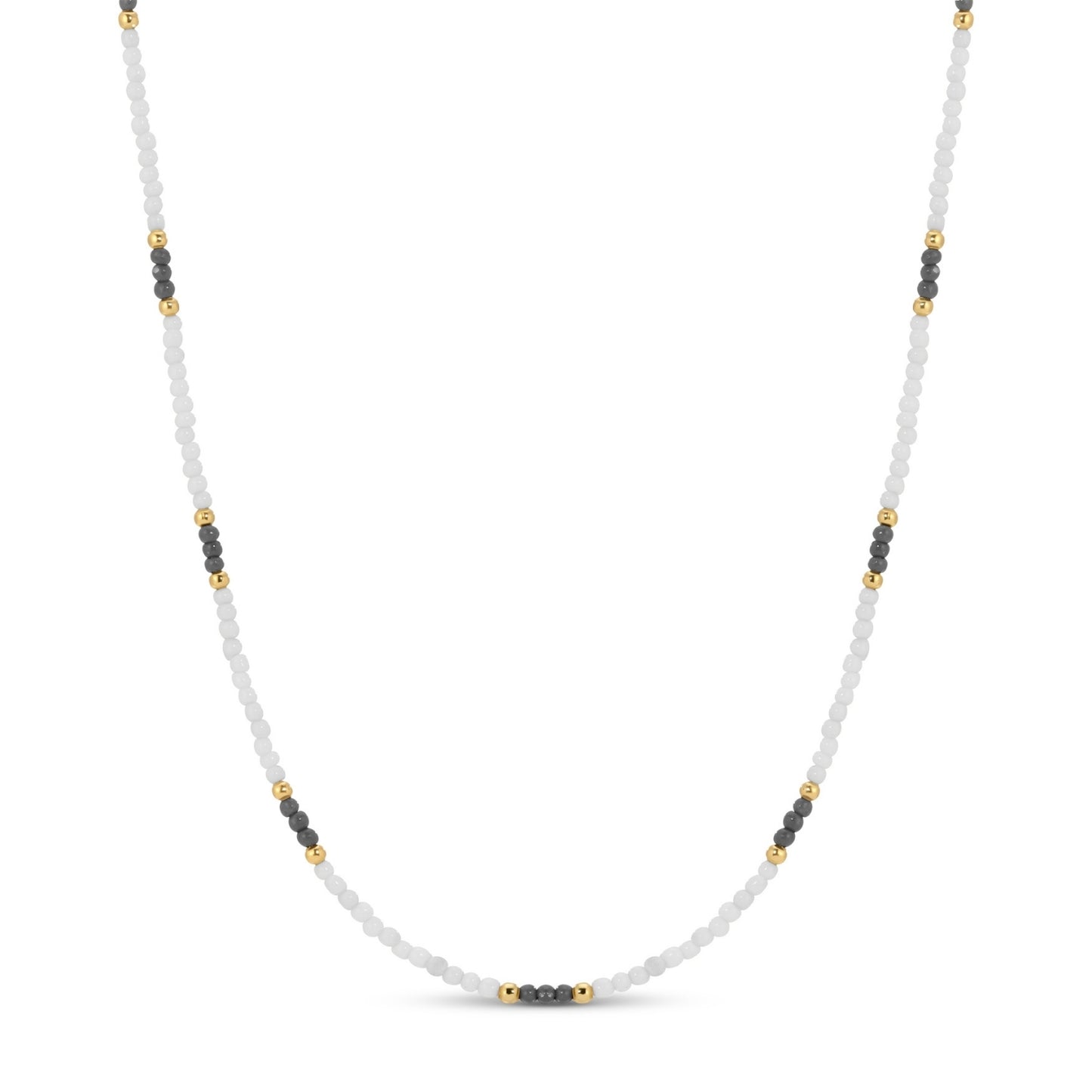 Set/8 Assorted 2mm seed bead necklaces