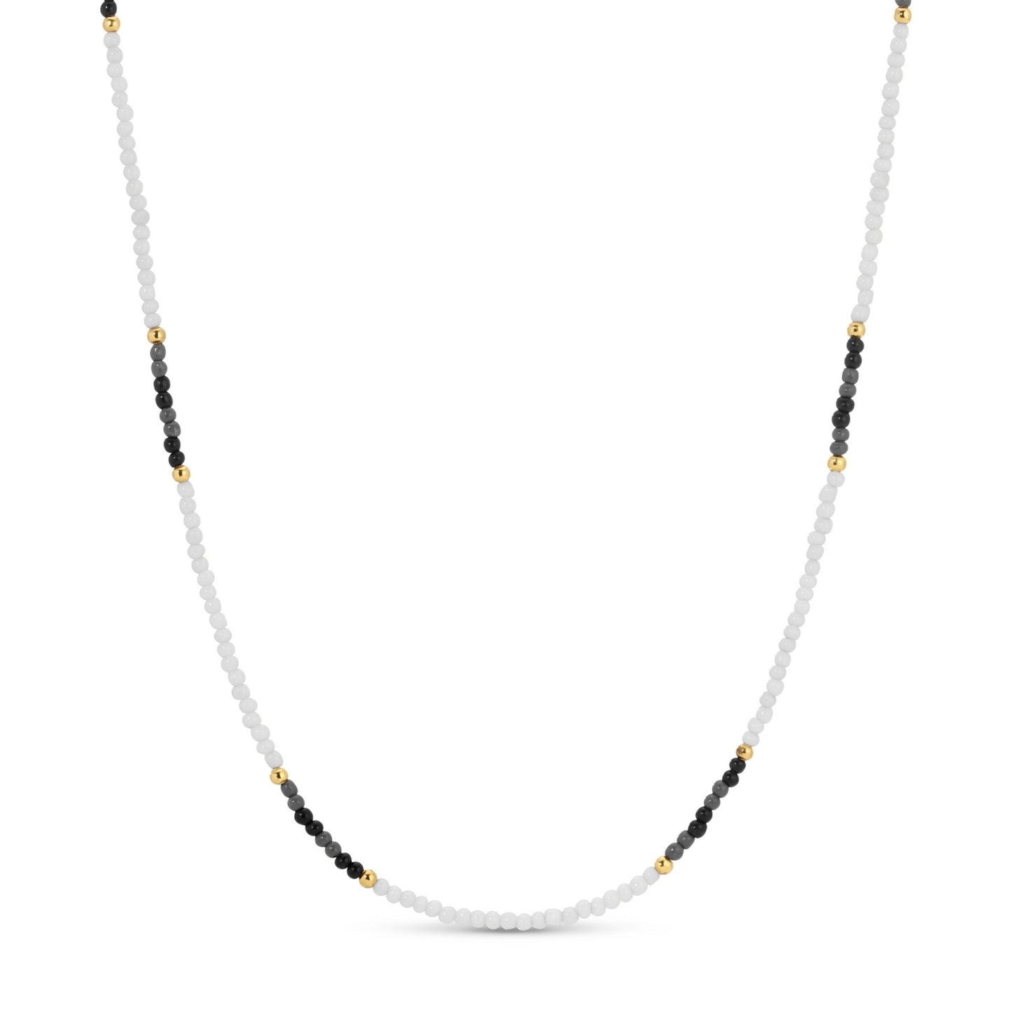 Set/8 Assorted 2mm seed bead necklaces