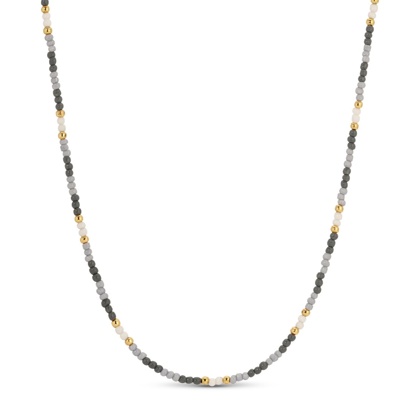 Set/8 Assorted 2mm seed bead necklaces