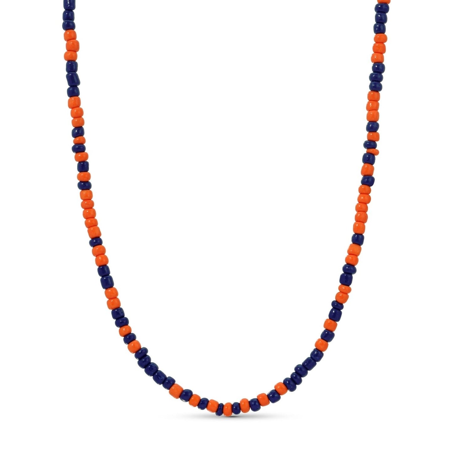 Set/6 Game Day Large Seed Bead Necklaces