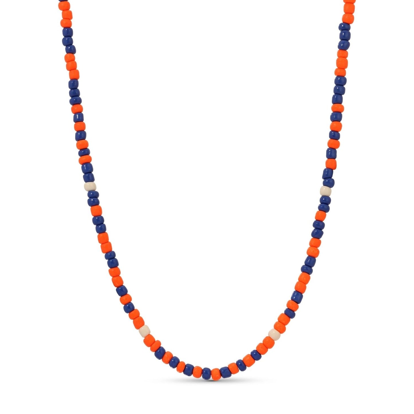Set/6 Game Day Large Seed Bead Necklaces