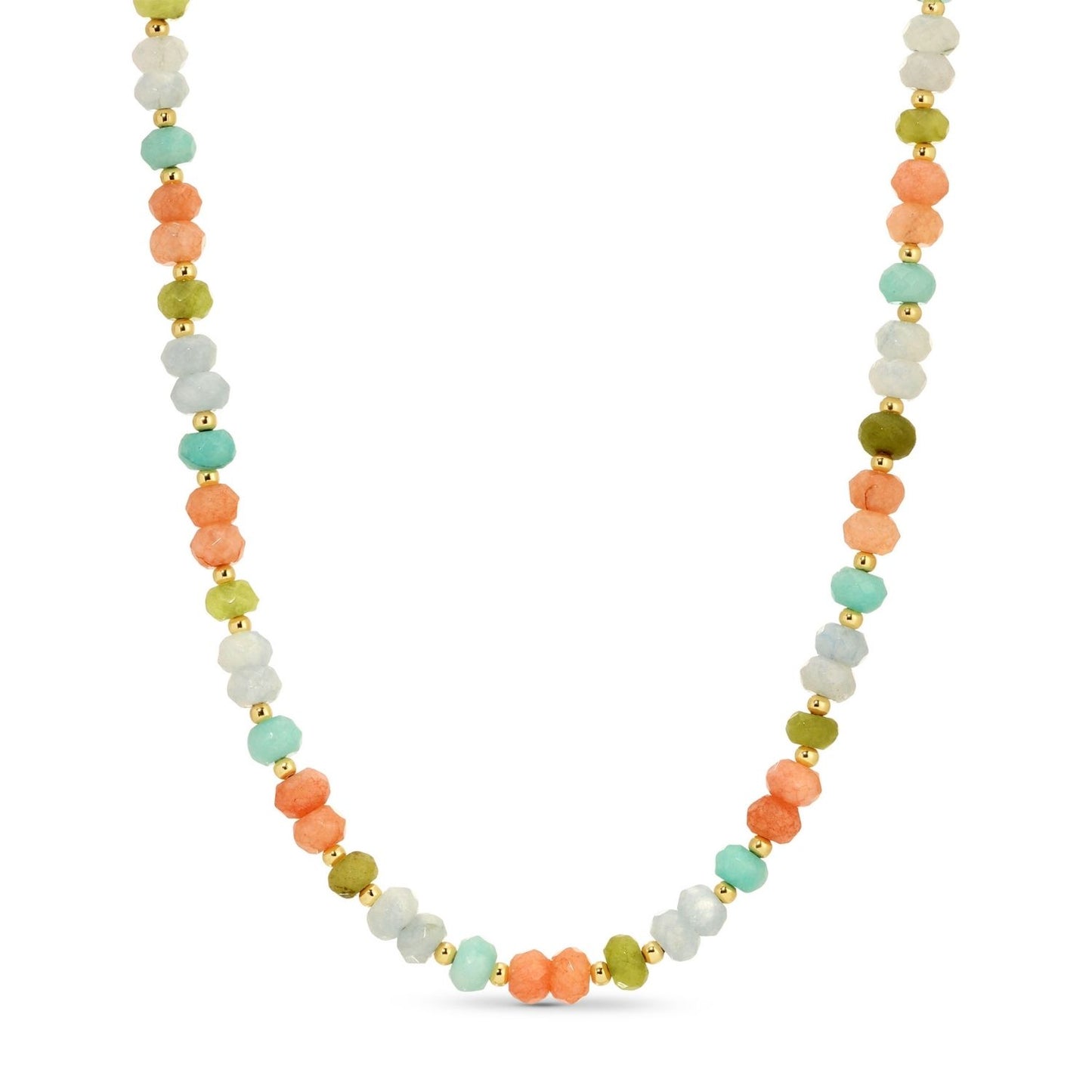 Vibrant Stone Statement Necklace