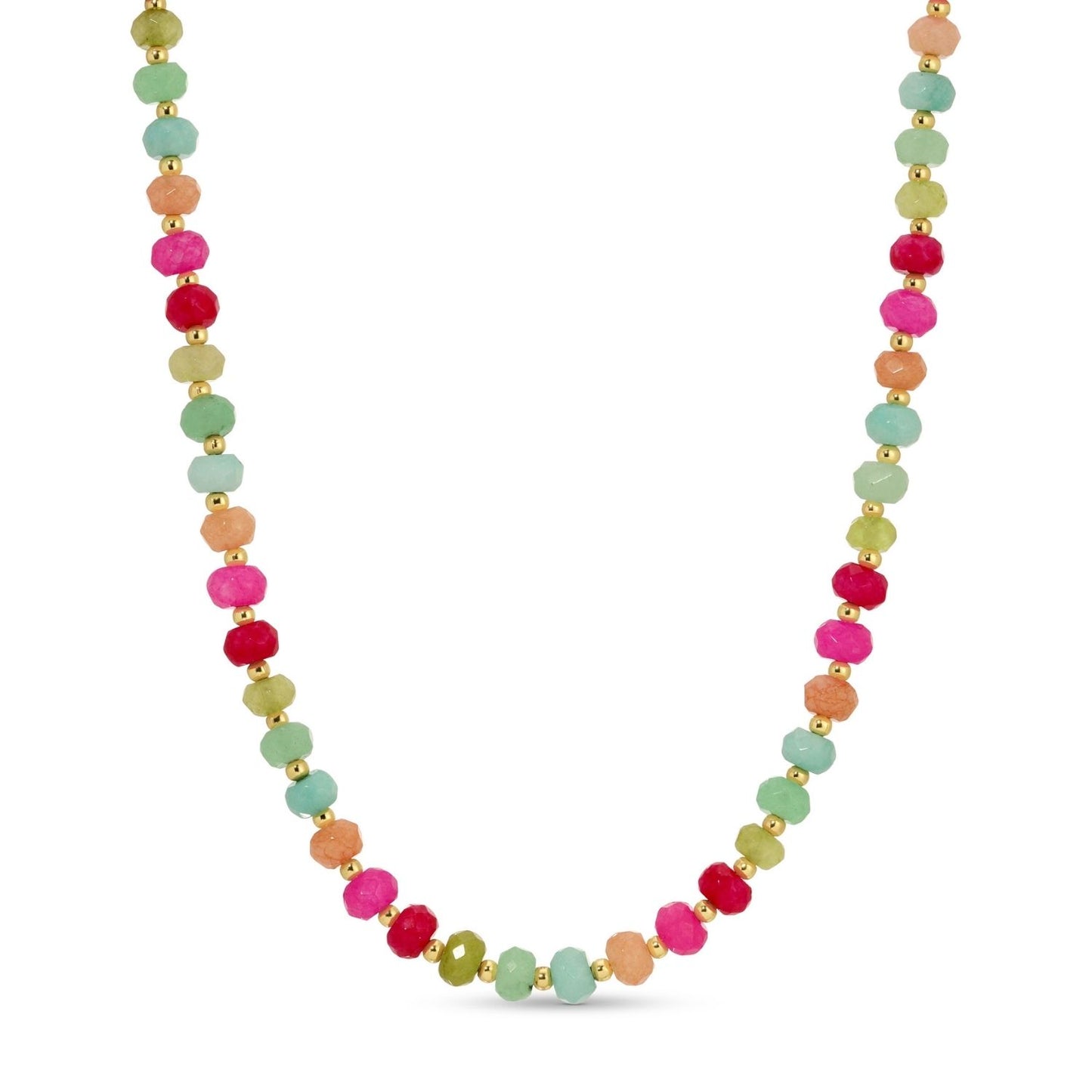 Vibrant Stone Statement Necklace