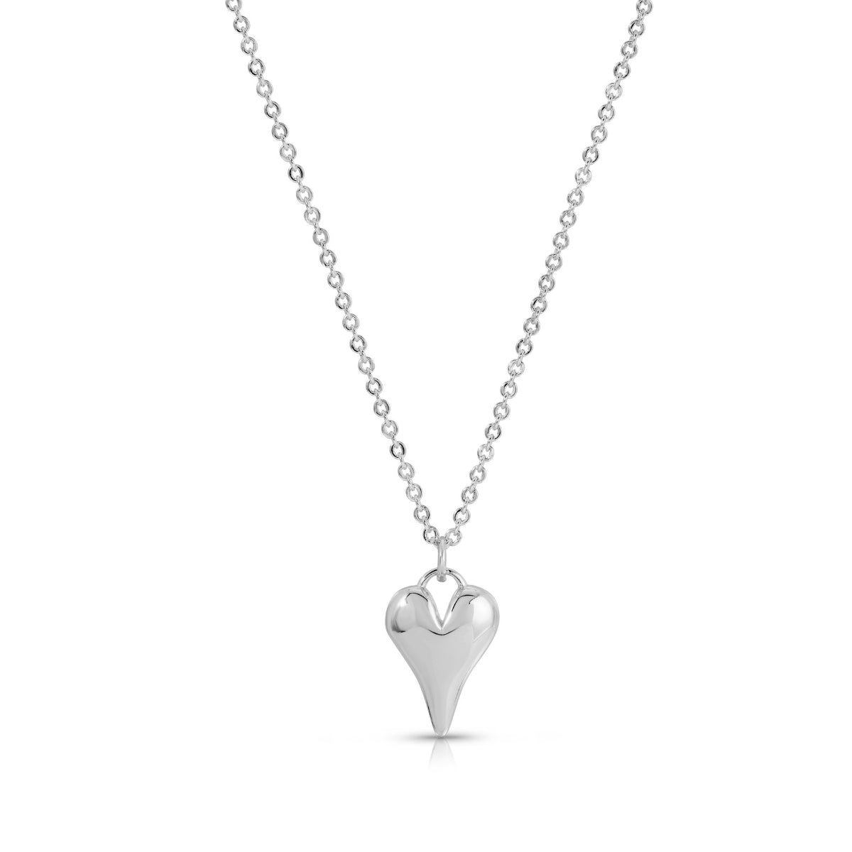 Small Bubble Heart Necklace
