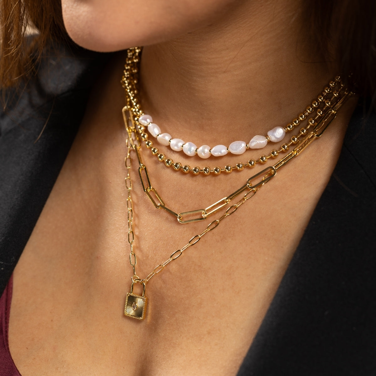 It's a Vibe Layered Statement Necklace