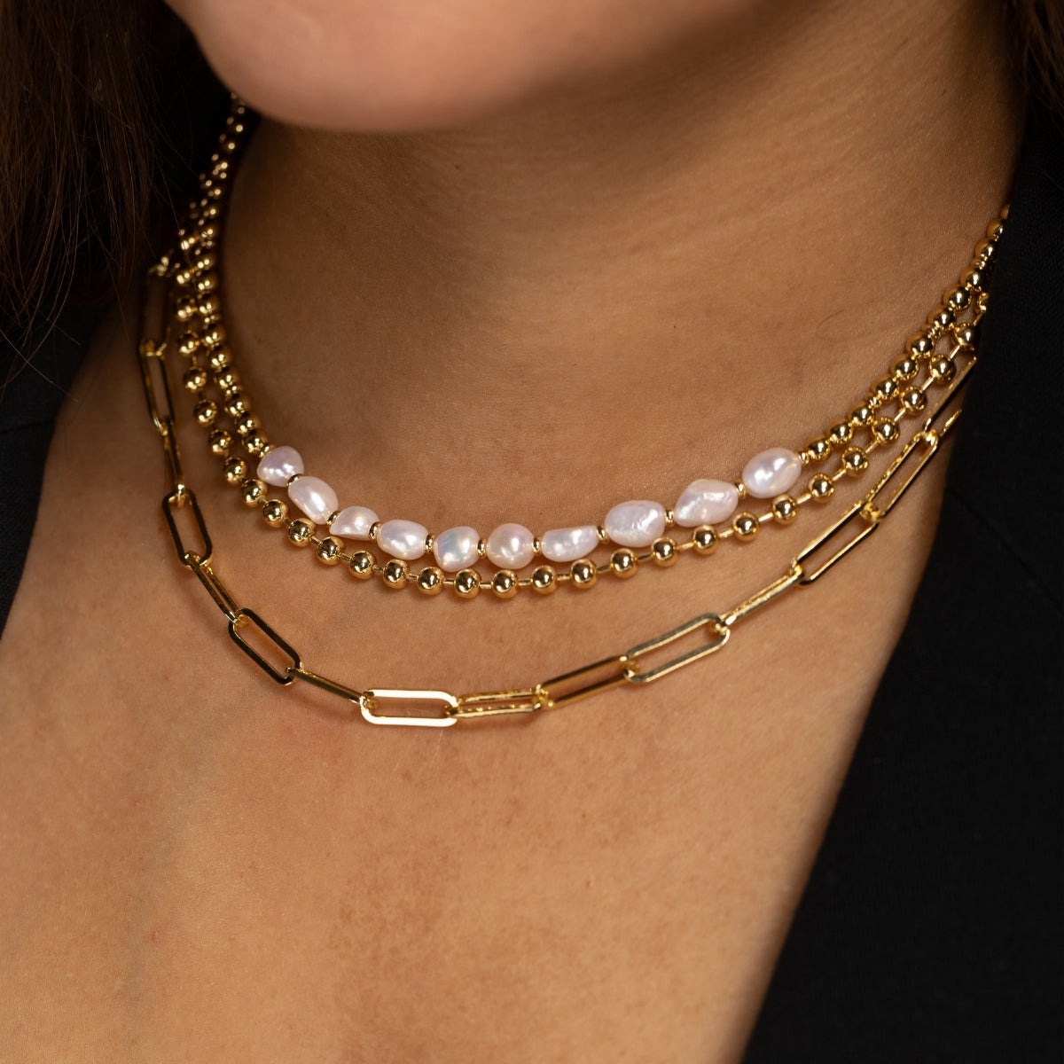 Freshwater Pearl Collar Necklace