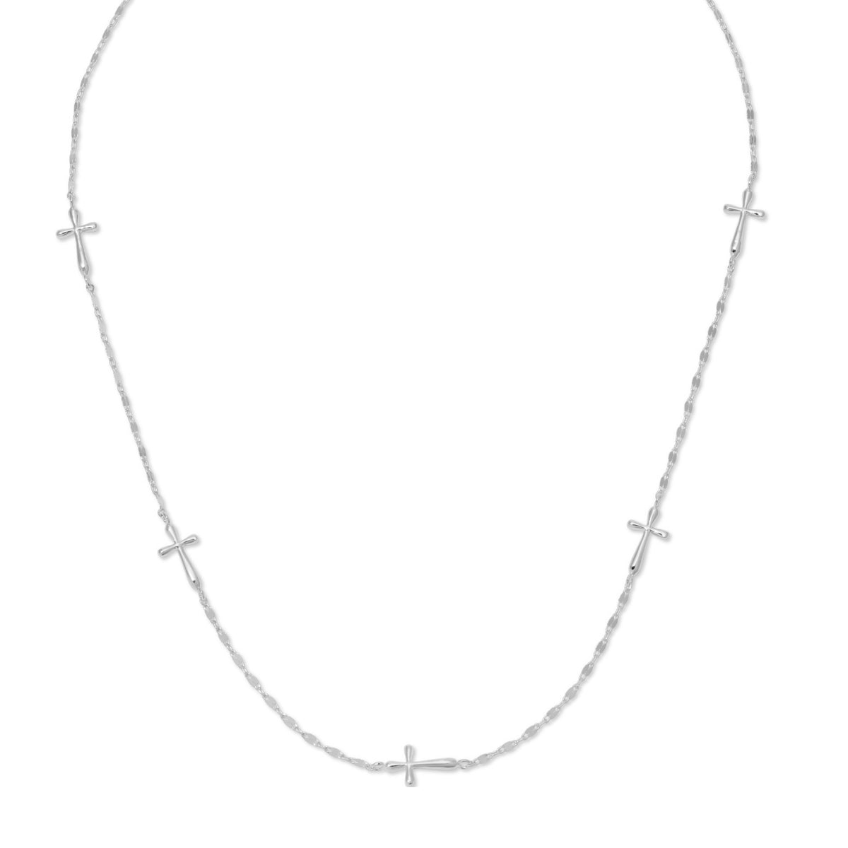 Minimalist Cross Collar Necklace