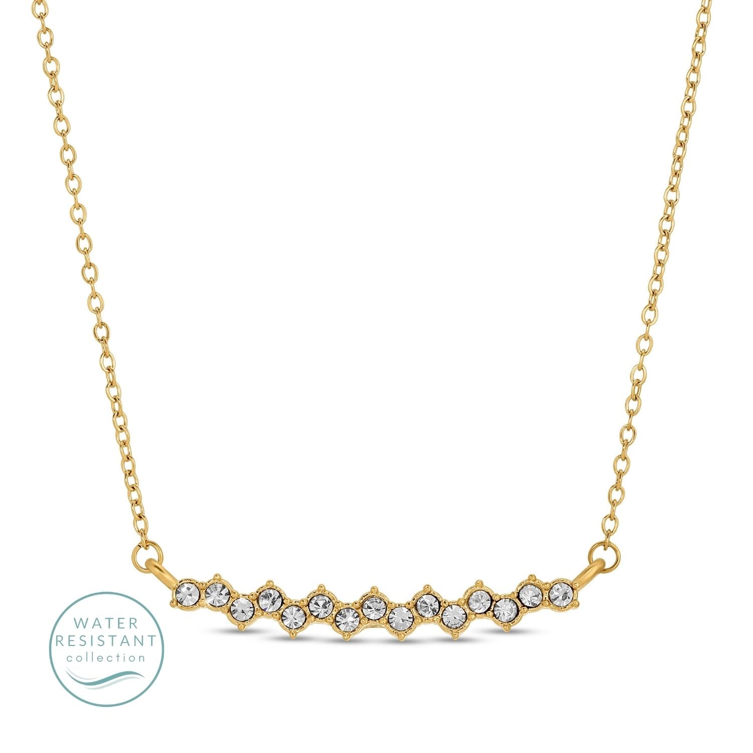 Cubic Zirconia Water Resistant Necklace