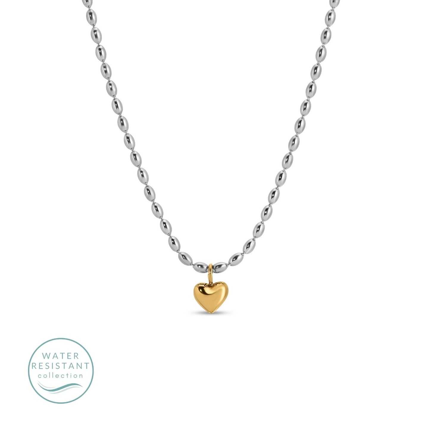 Petite Heart Water Resistant Necklace