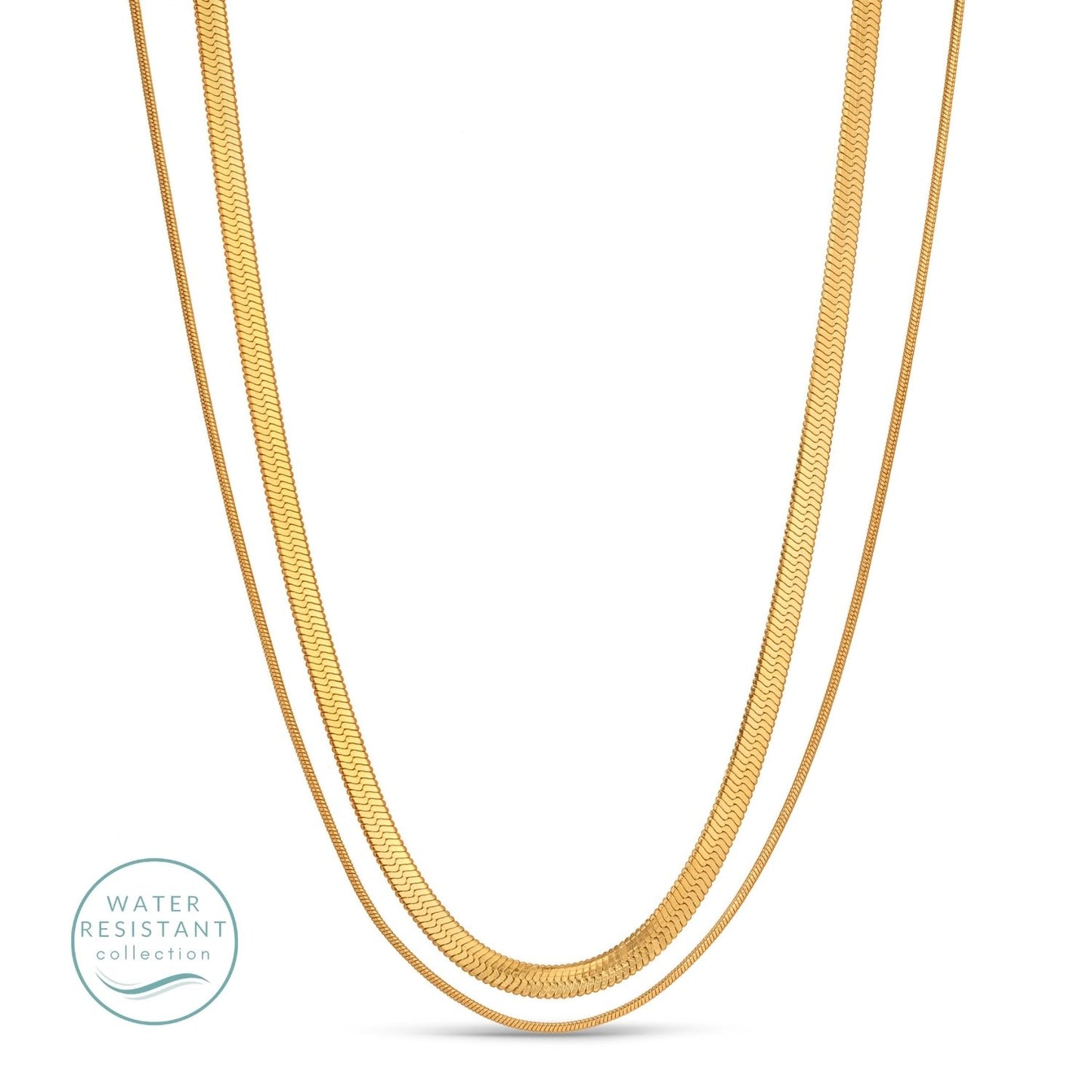 Double Layer Water Resistant Necklace