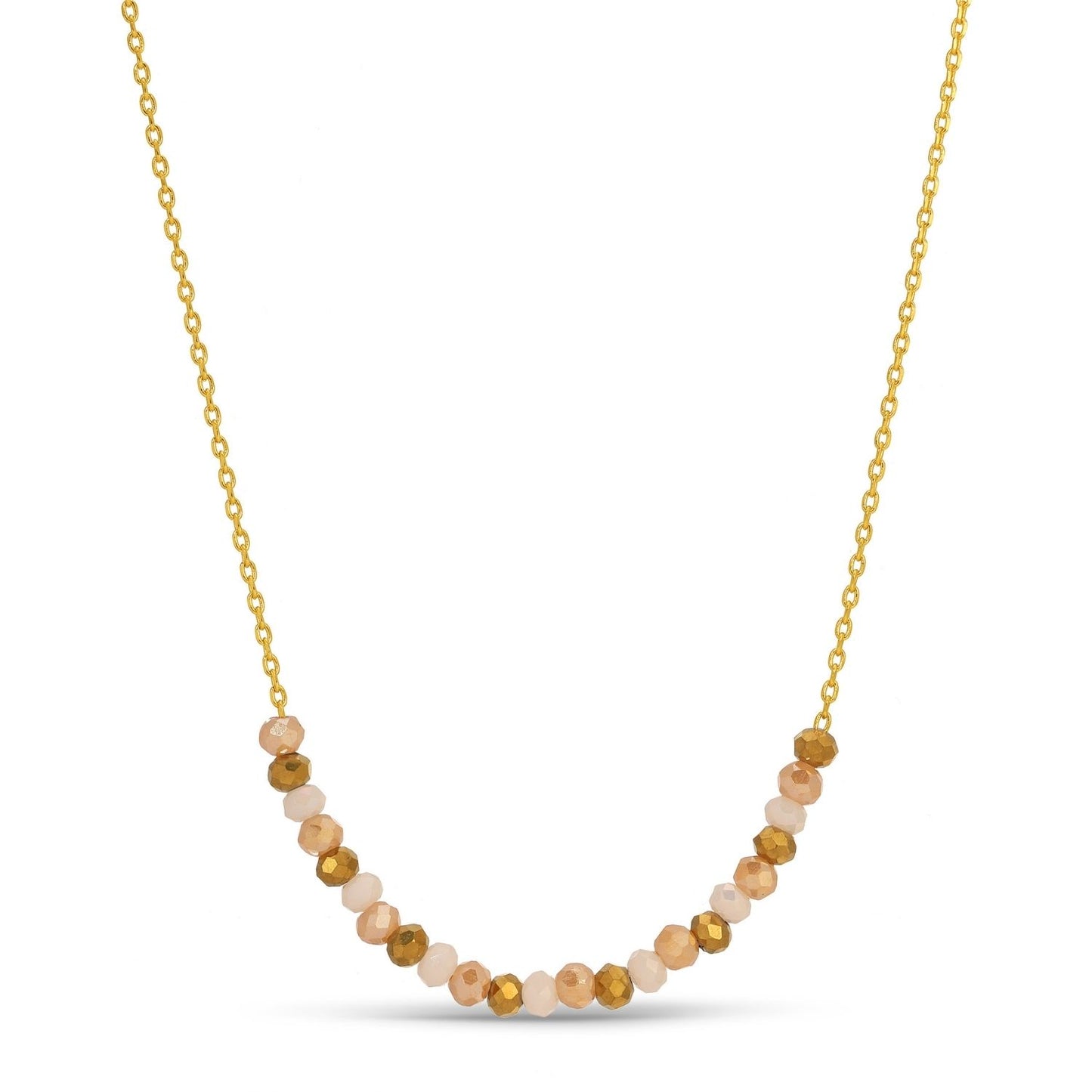 Delicate Crystal Accented Necklace