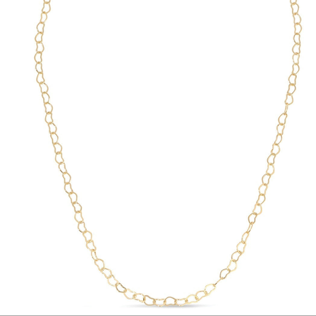 Love Unconditionally, Heart Chain Necklace