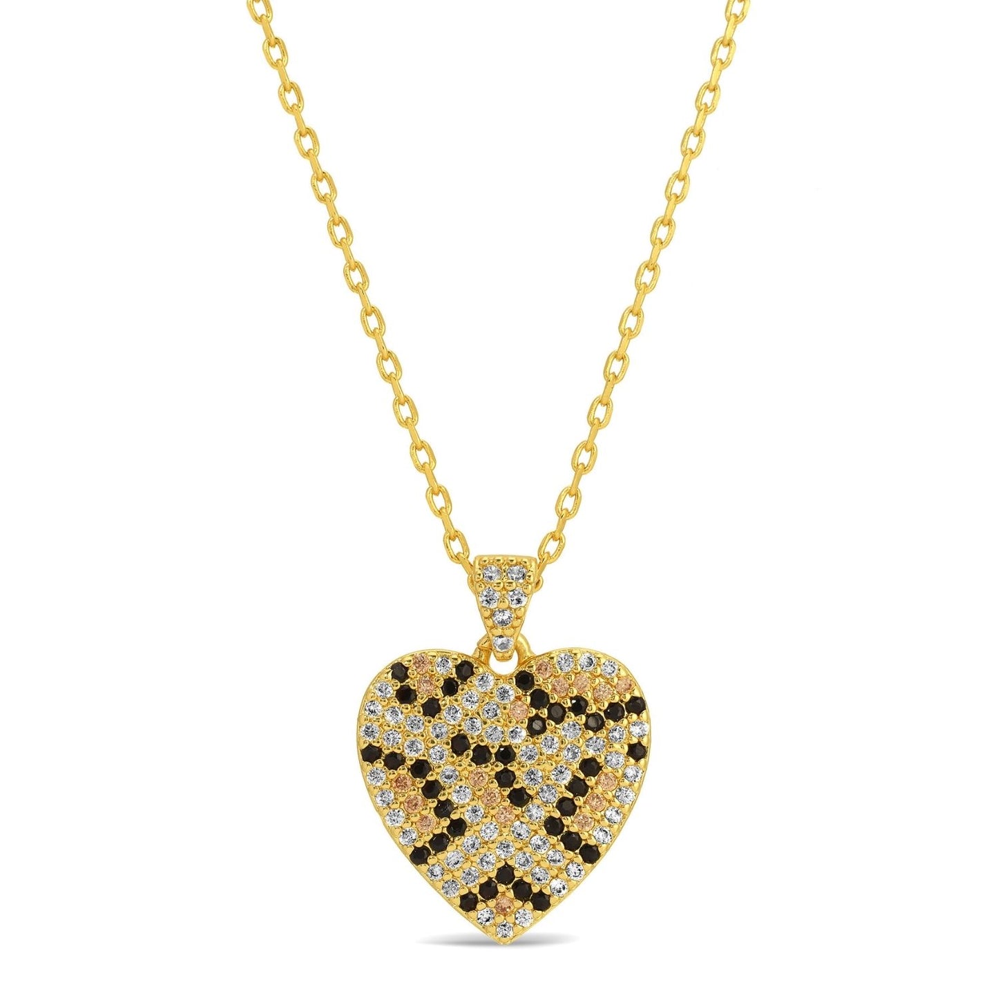 Pave Heart Pendant